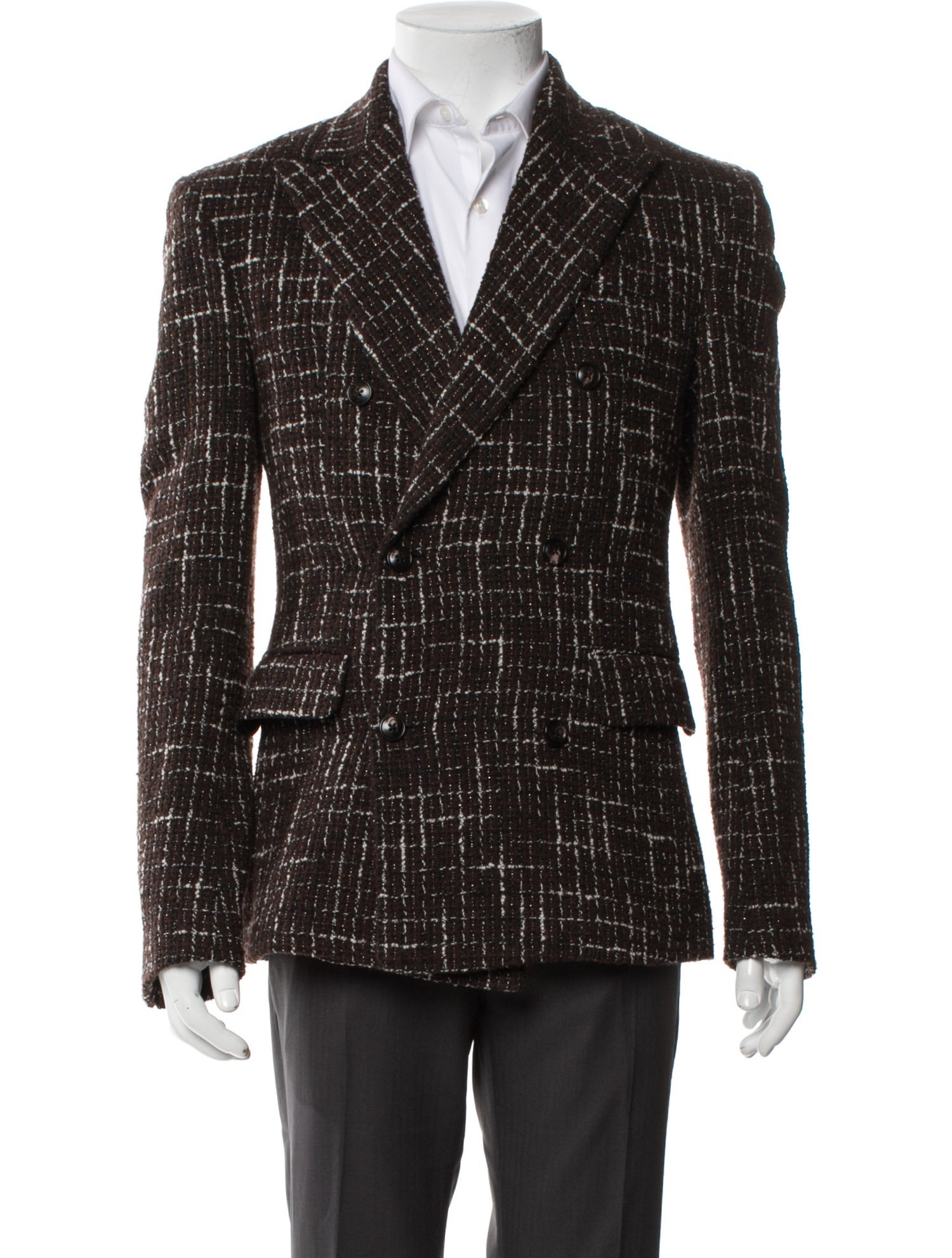 Amiri Wool Tweed Blazer