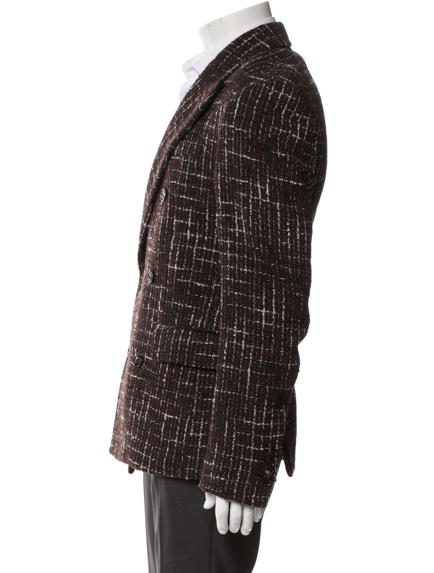 Amiri Wool Tweed Blazer
