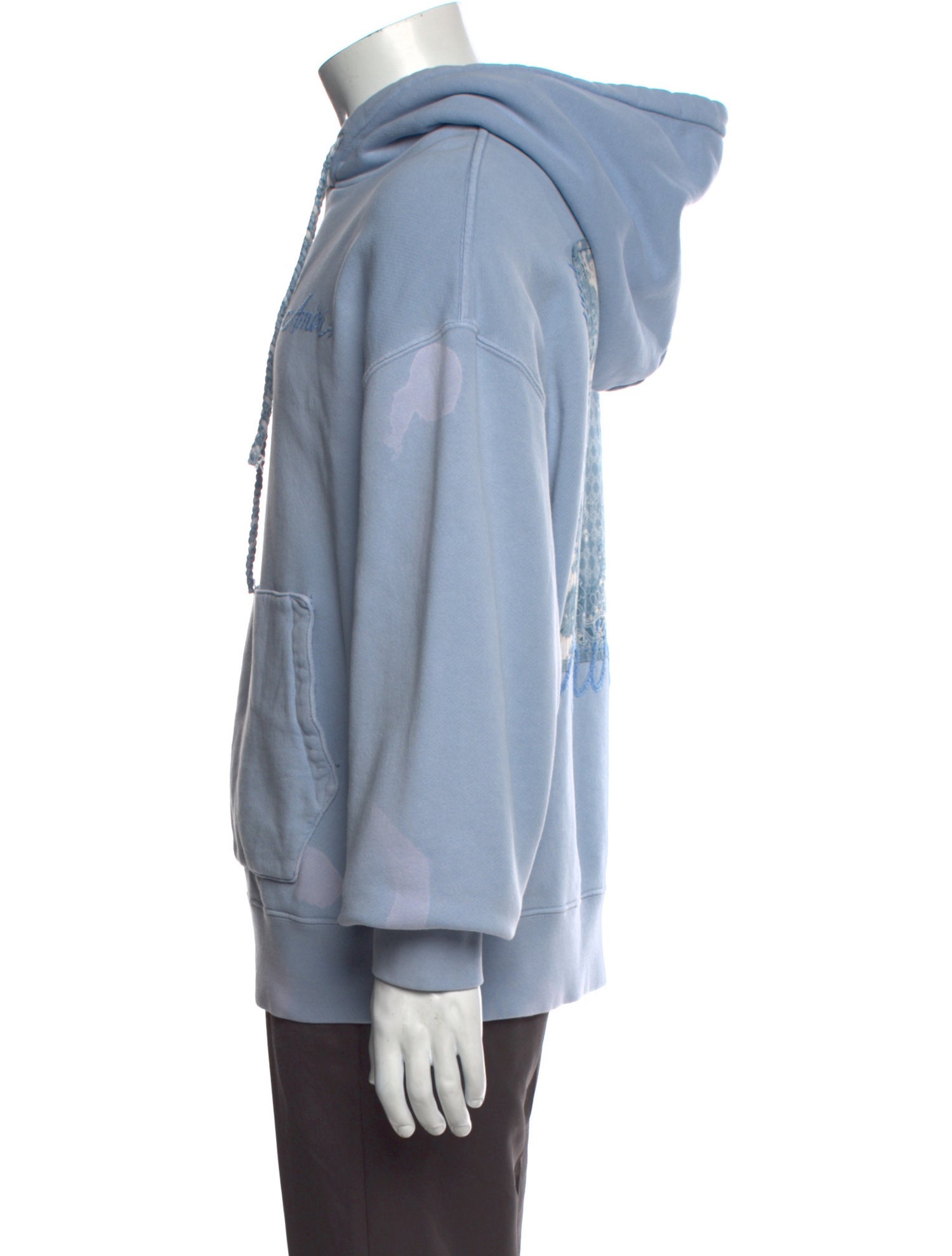 Amiri Graphic Print Mock Neck Pullover