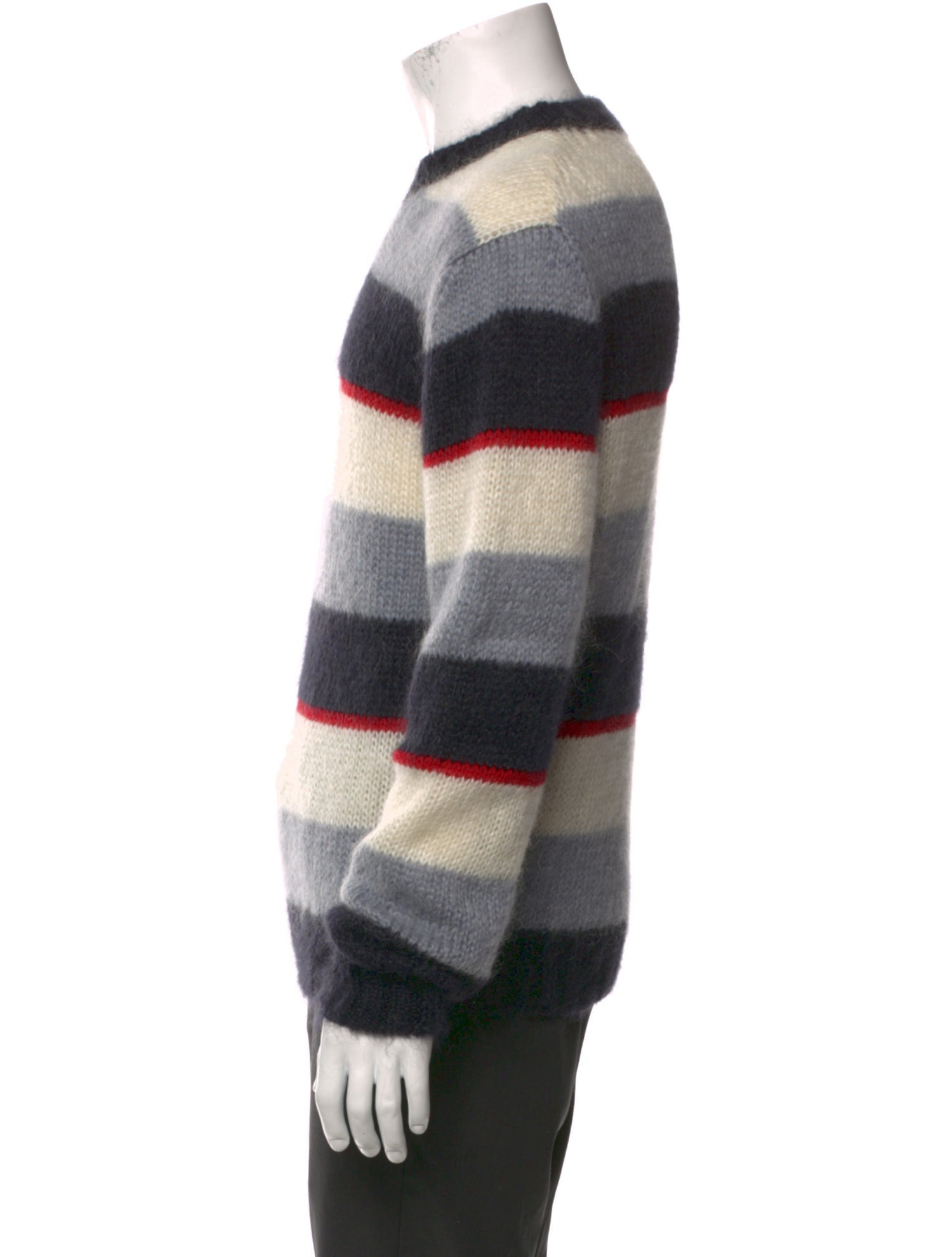 Amiri Mohair Striped Pullover