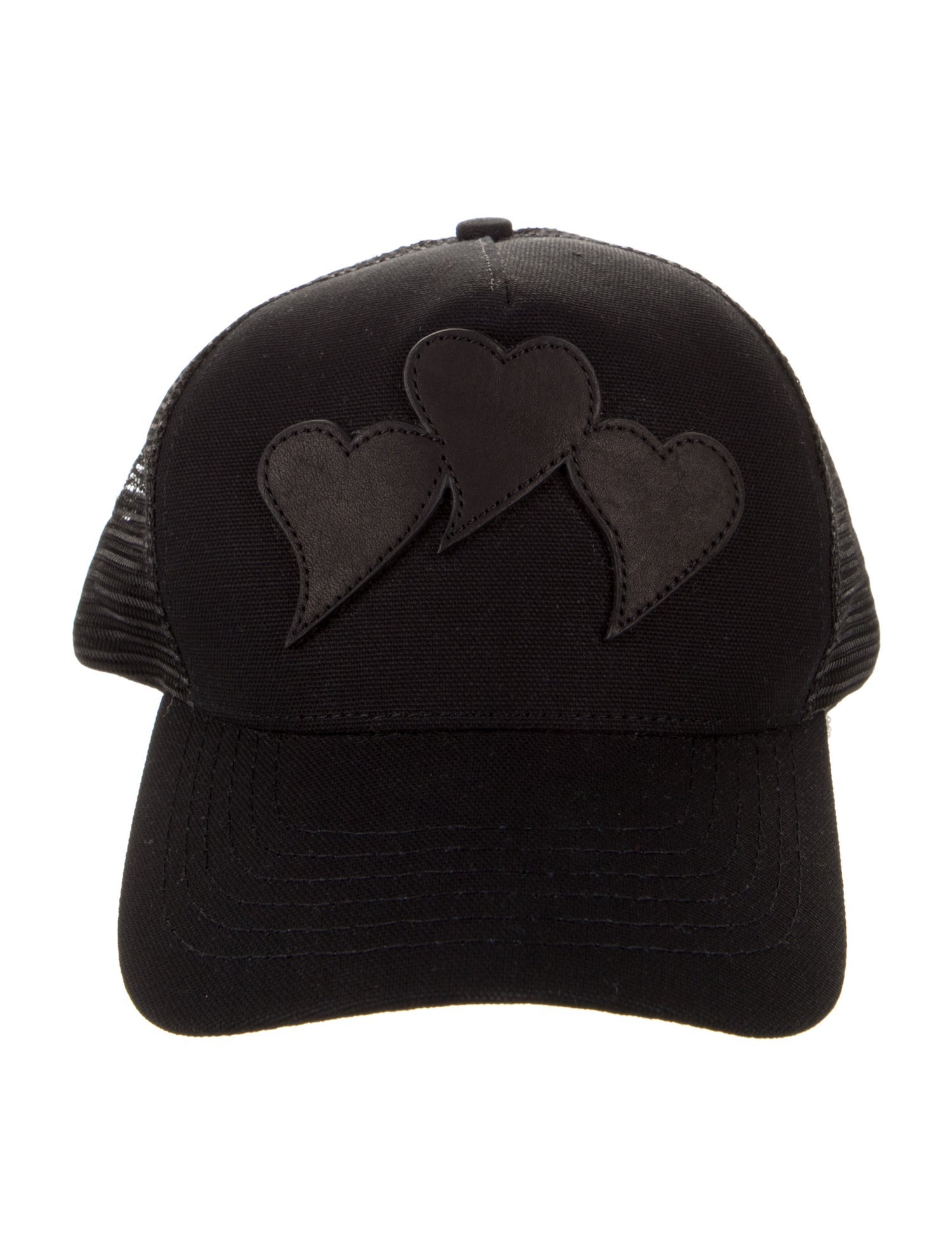 Amiri Heart Canvas Trucker Hat w/Tags