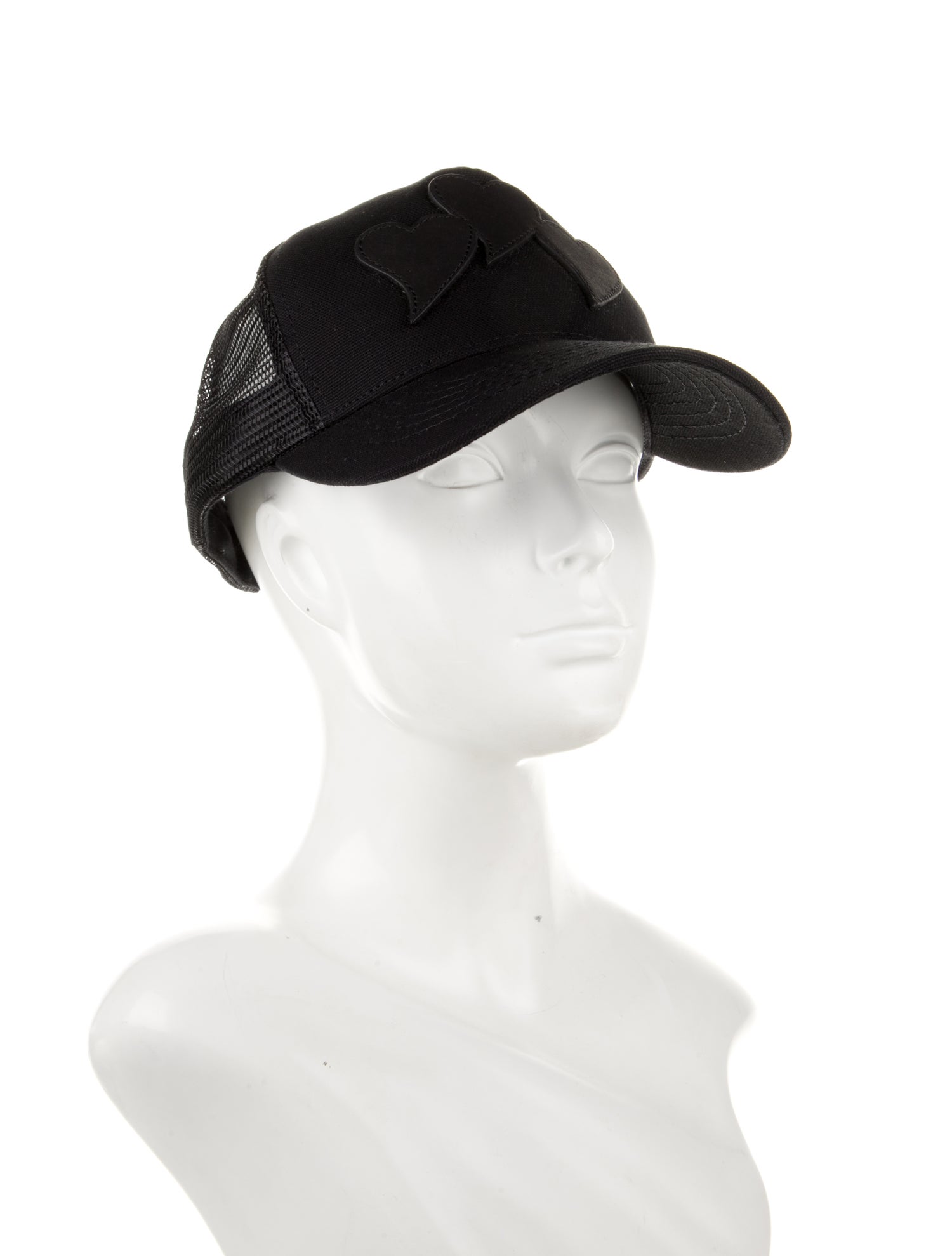 Amiri Heart Canvas Trucker Hat w/Tags