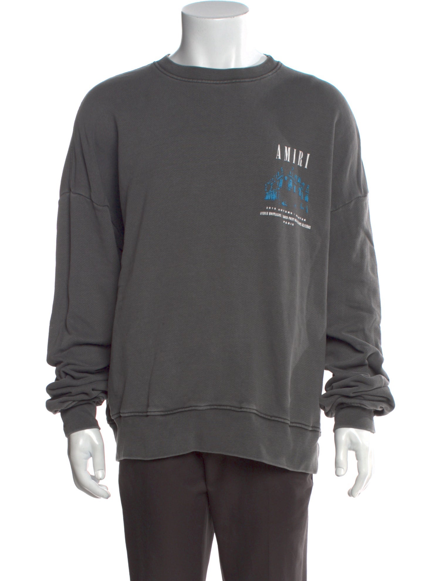 Amiri Graphic Print Crew Neck Sweatshirt