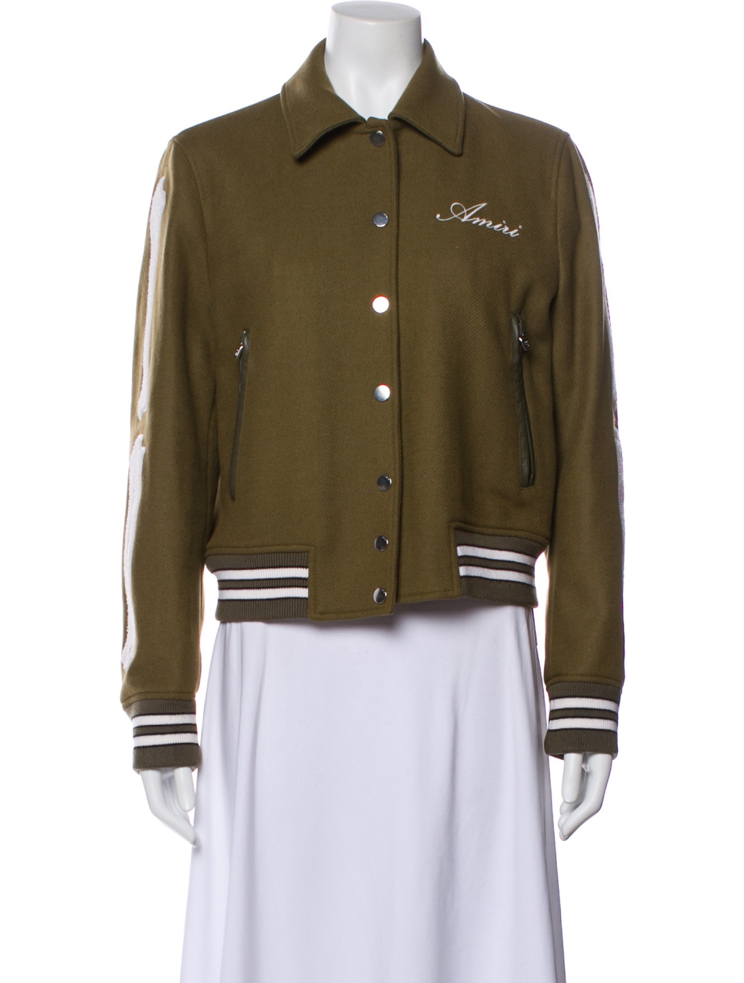 Amiri Wool Biker Jacket