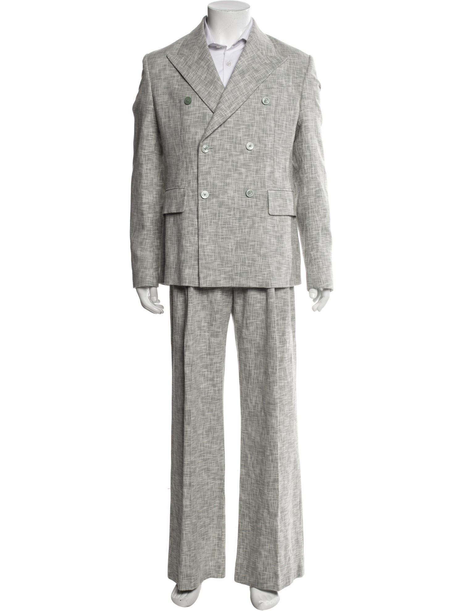 Amiri Plaid Print Two-Piece Suit