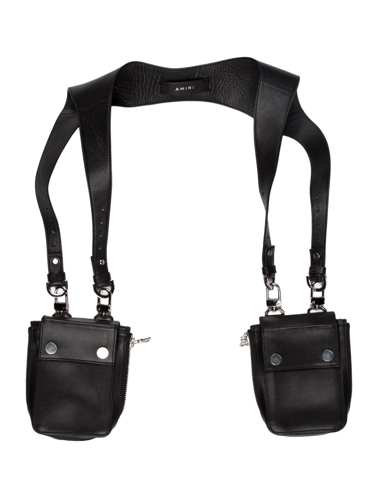 Amiri Leather Top Handle Bag