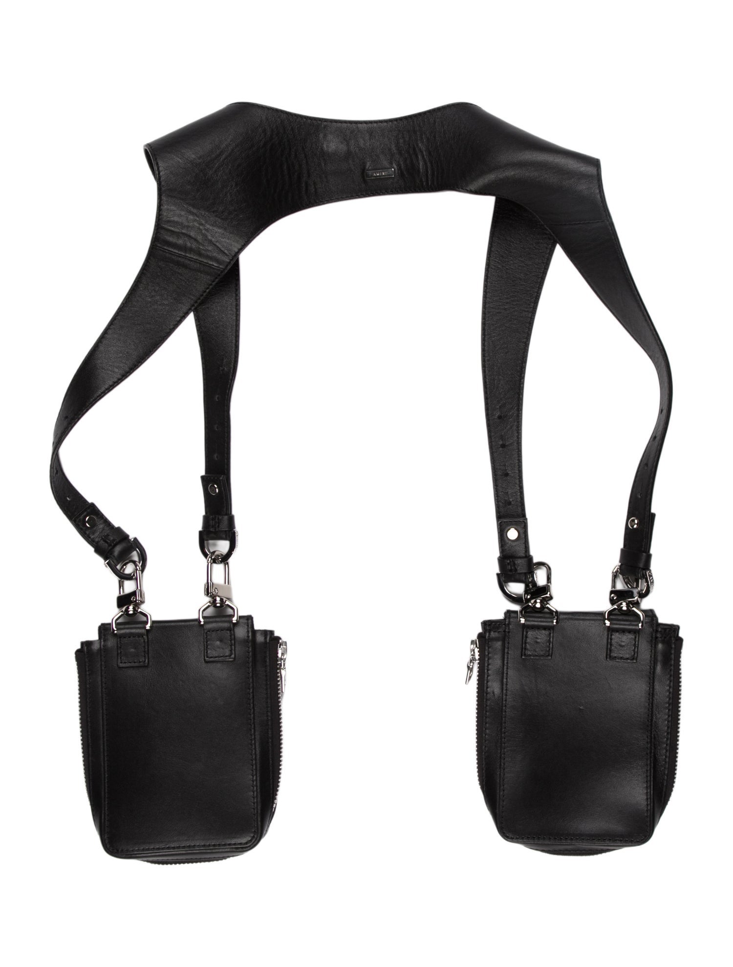 Amiri Leather Top Handle Bag