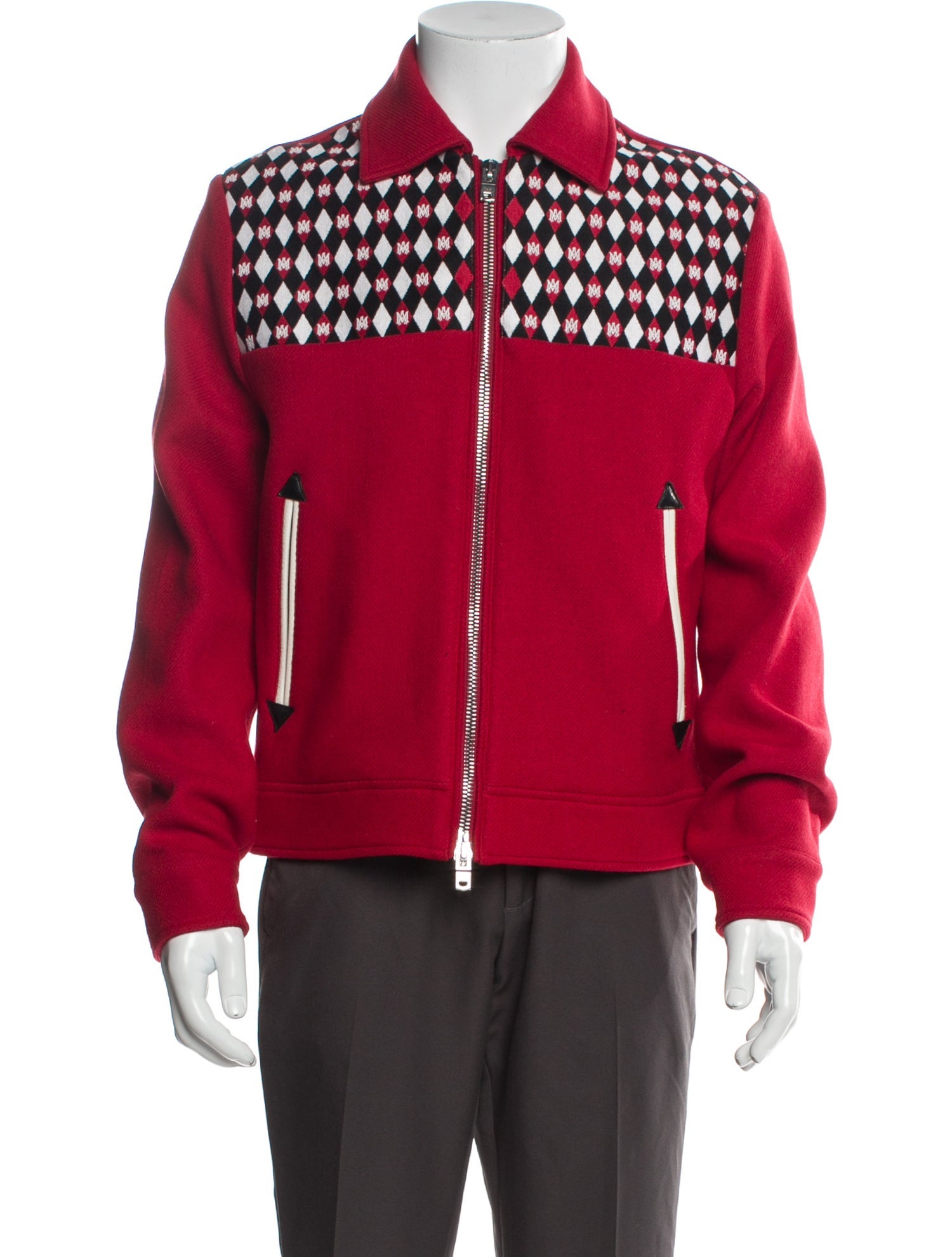 Amiri Wool Graphic Print Jacket w/ Tags