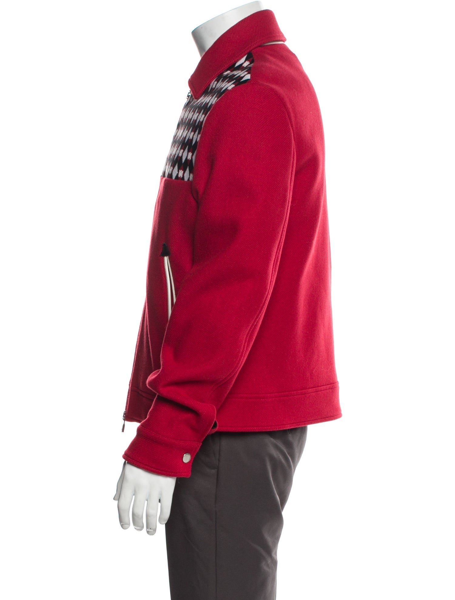 Amiri Wool Graphic Print Jacket w/ Tags