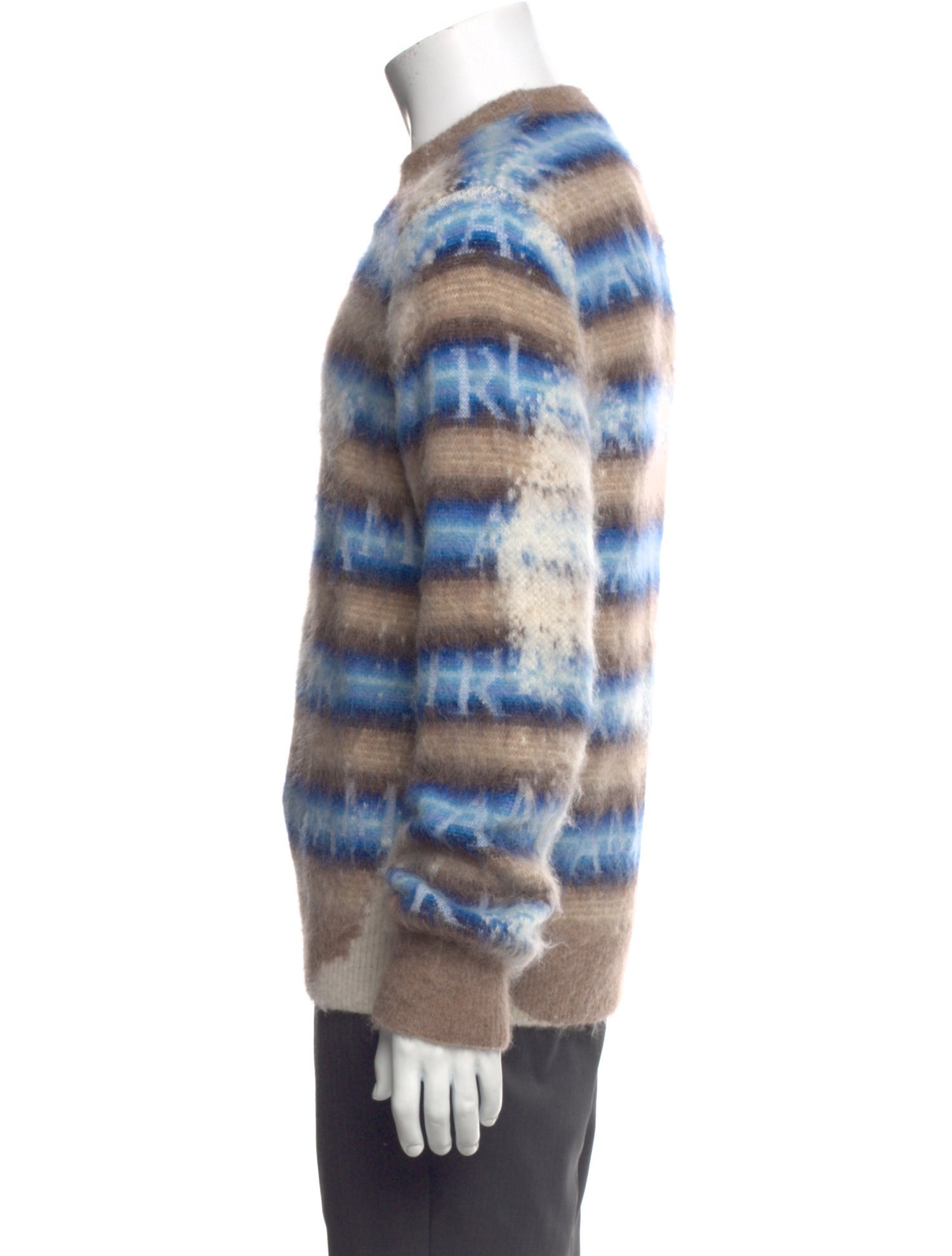 Amiri Striped Crew Neck Pullover