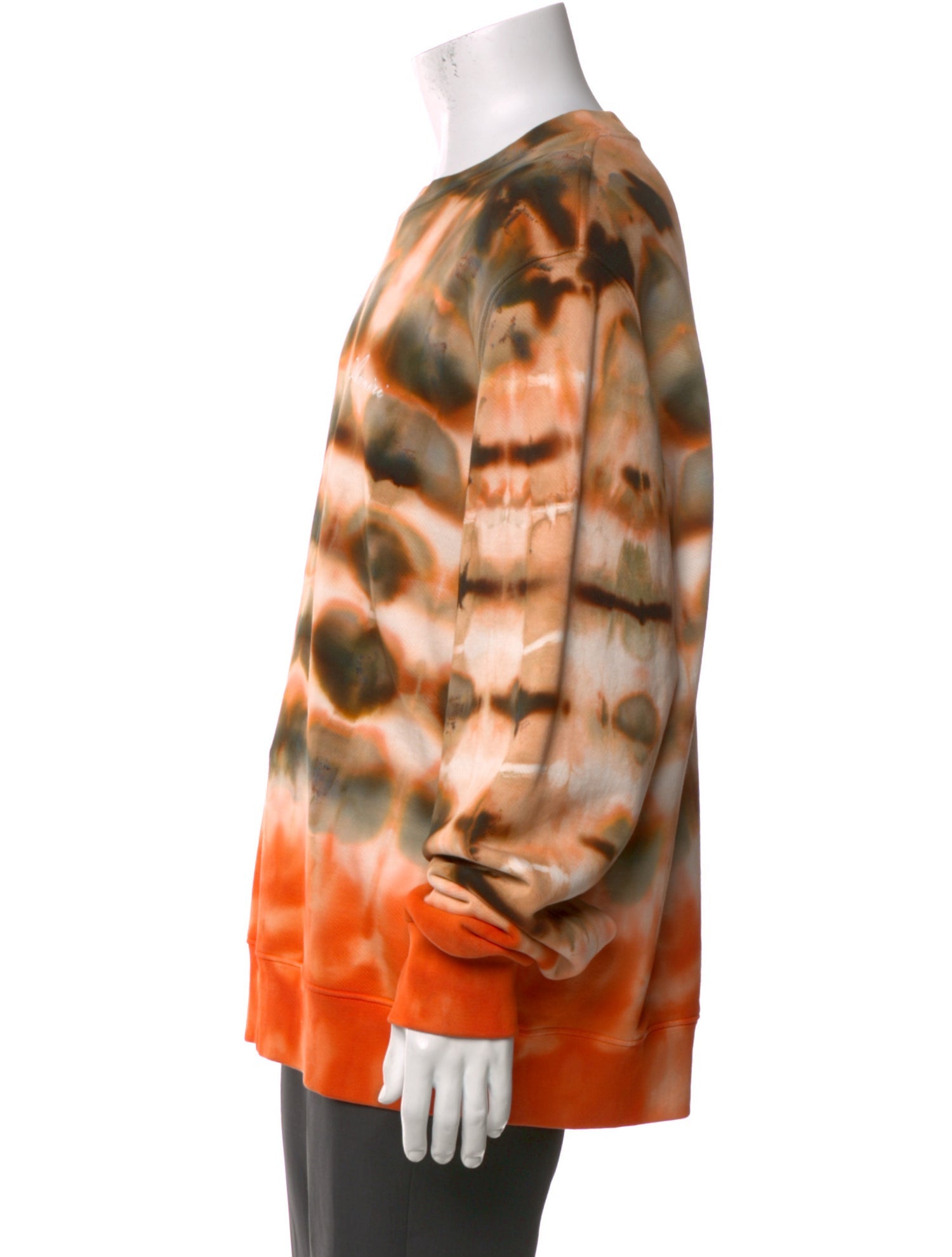 Amiri Tie-Dye Print Crew Neck Pullover