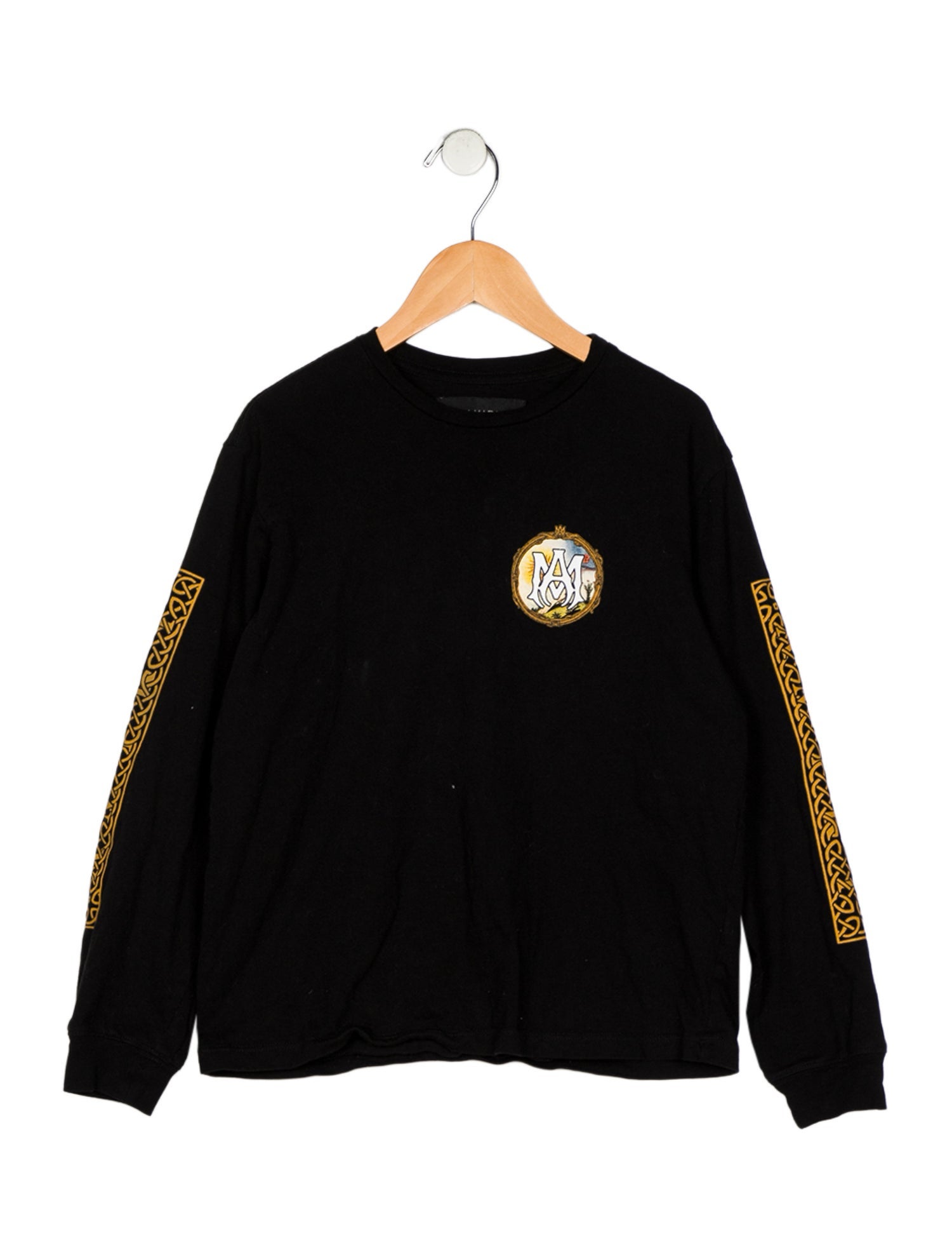 Amiri Boys' Solid Long Sleeve Shirt