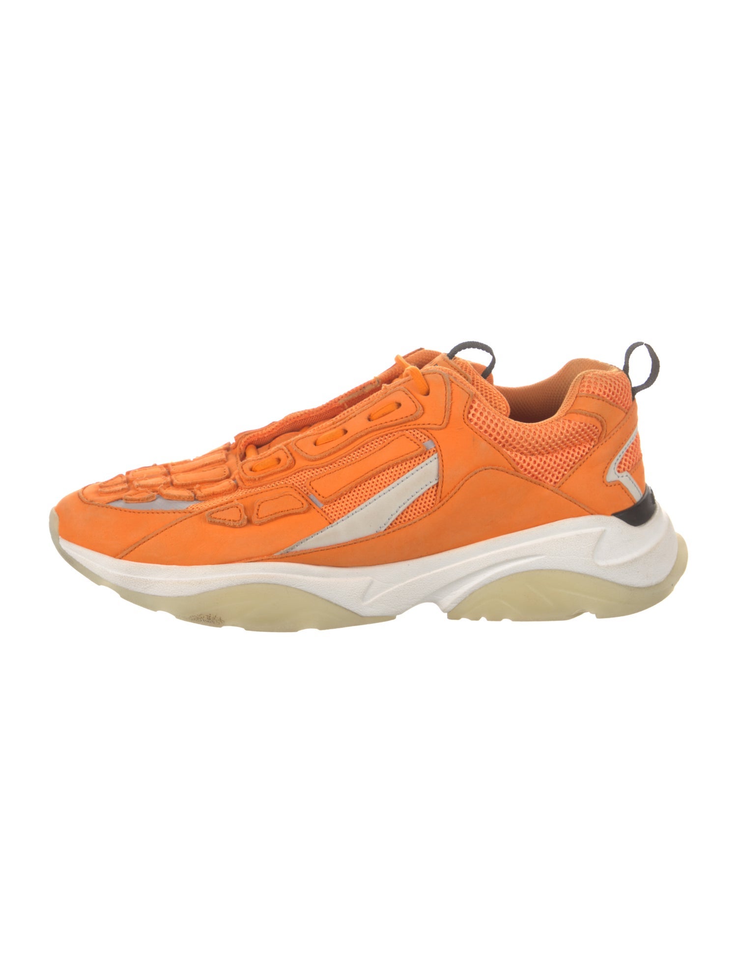 Amiri Leather Mesh Accents Sneakers