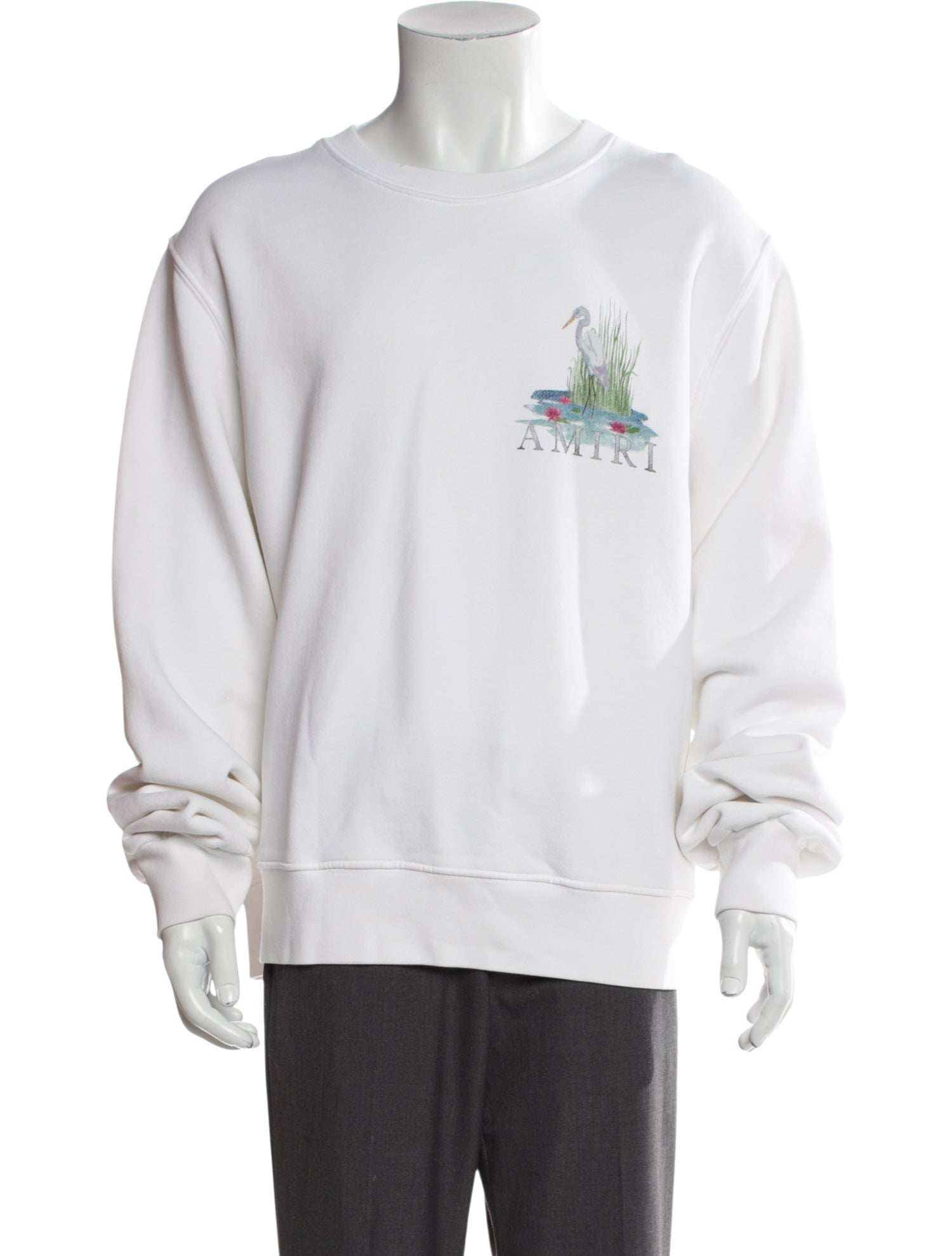 Amiri Graphic Print Crew Neck Pullover