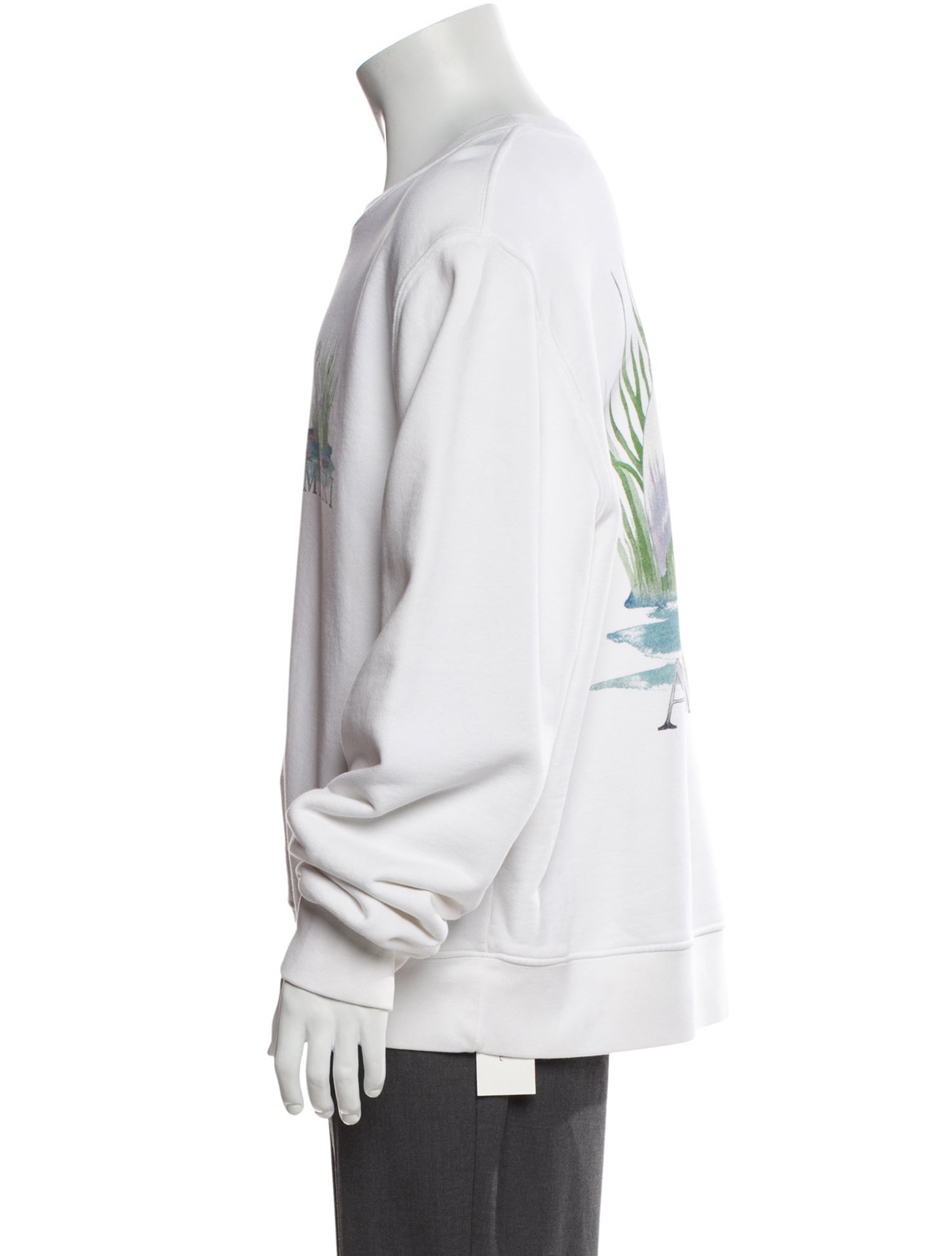 Amiri Graphic Print Crew Neck Pullover