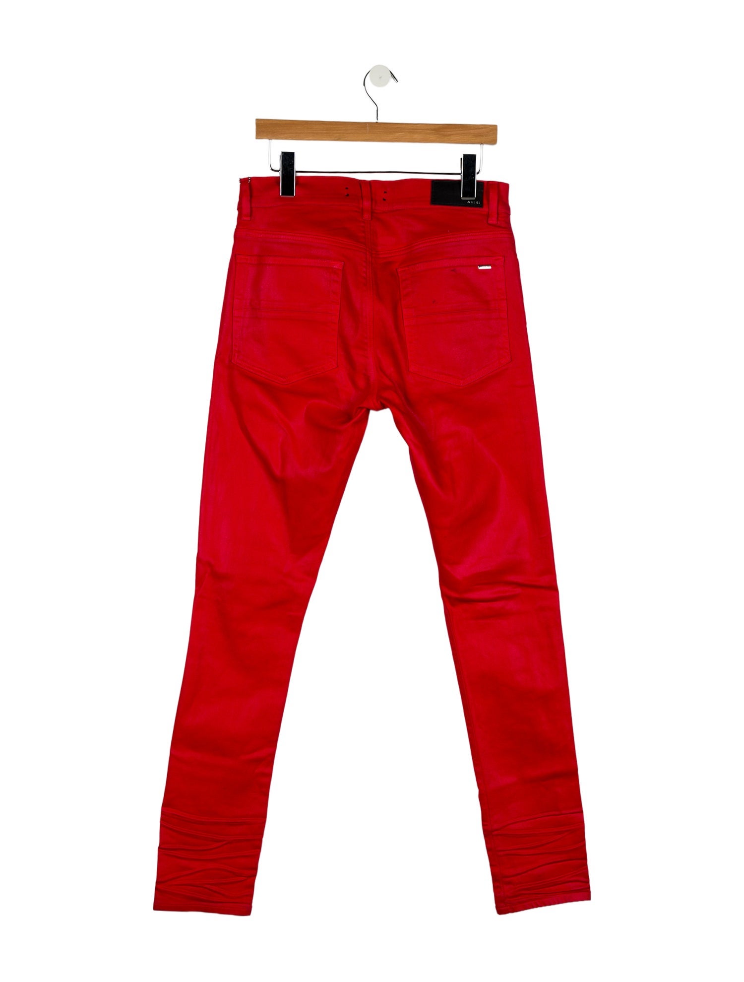 Amiri High-Rise Straight Leg Jeans