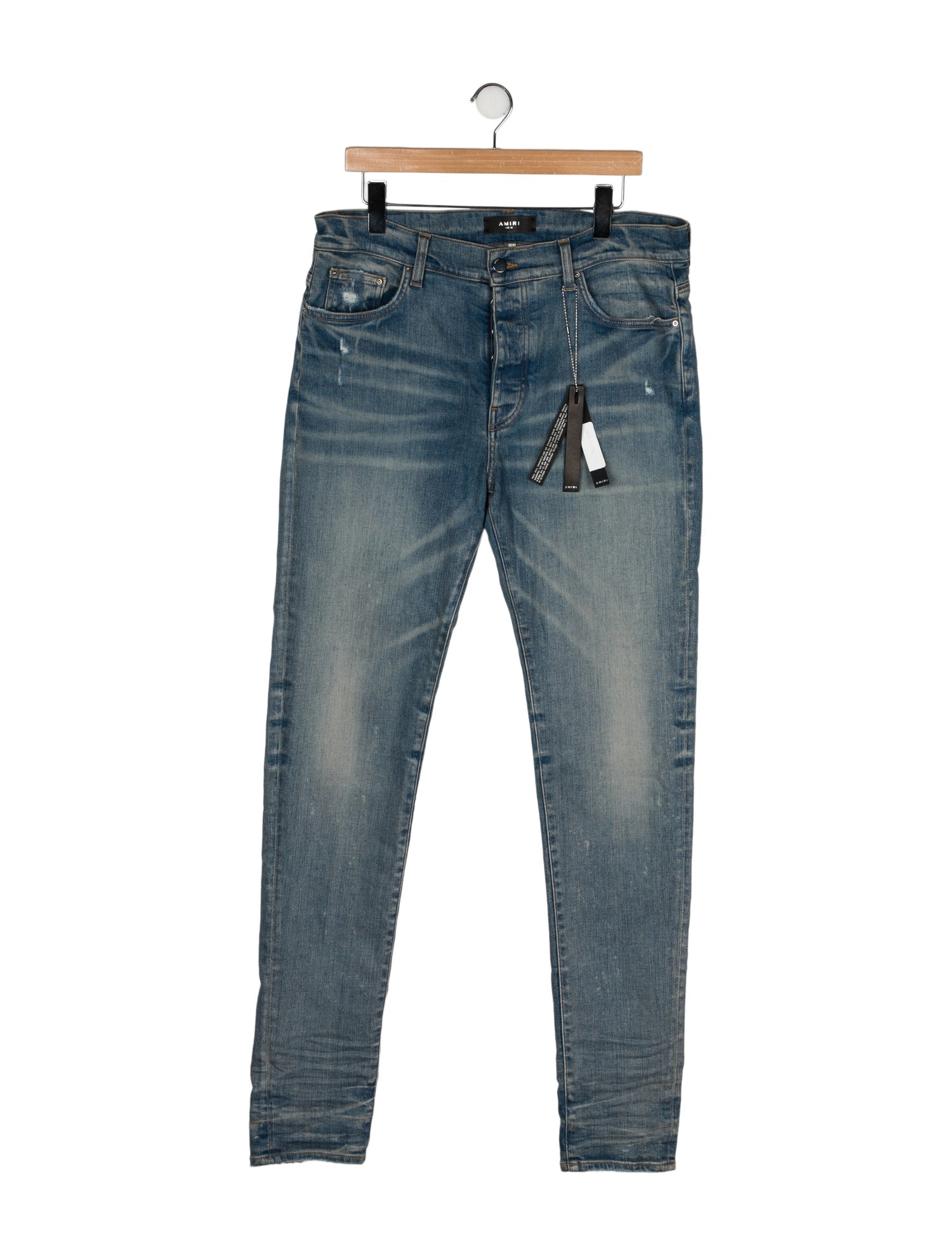 Amiri High-Rise Straight Leg Jeans w/ Tags