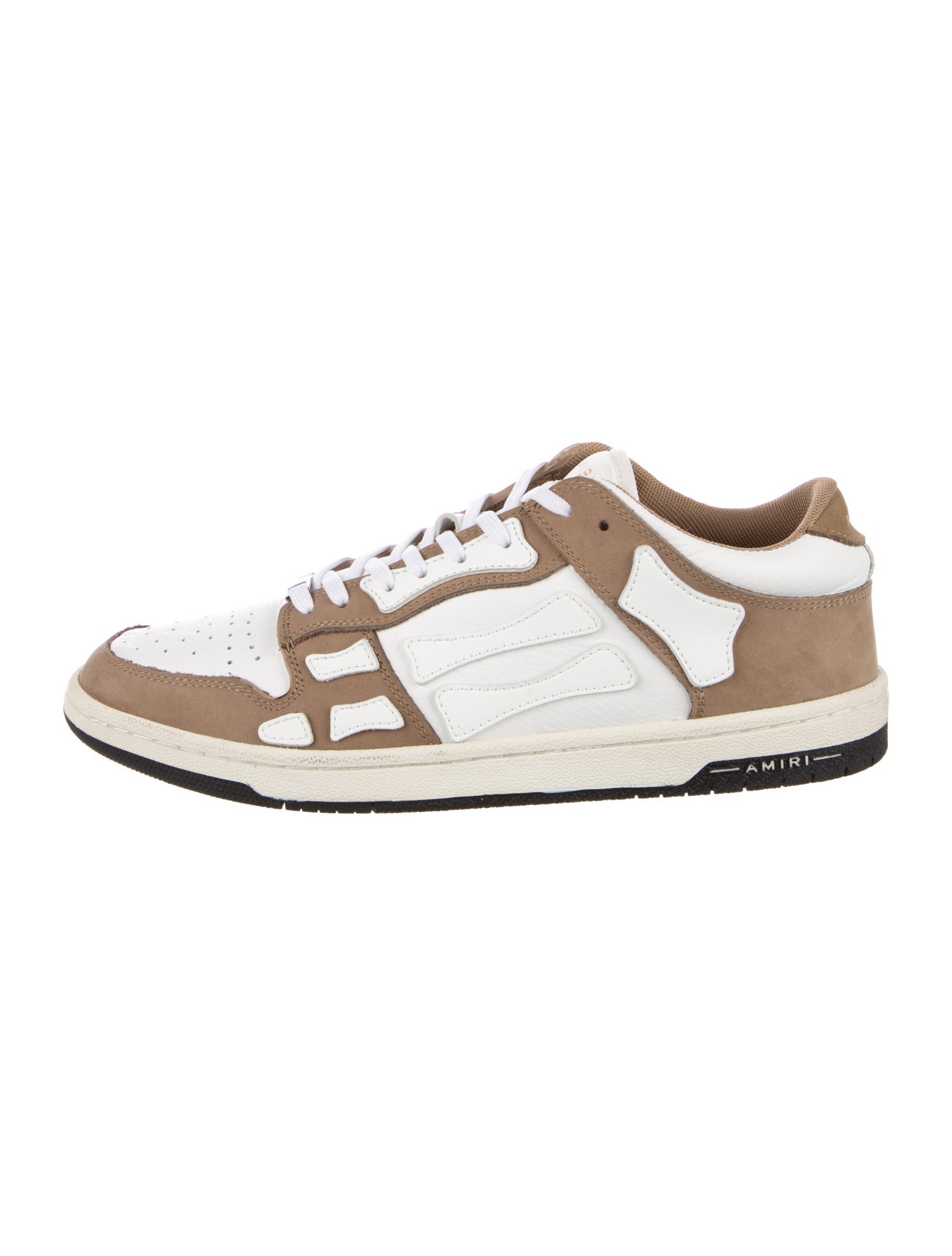 Amiri Leather Patterned Athletic Sneakers
