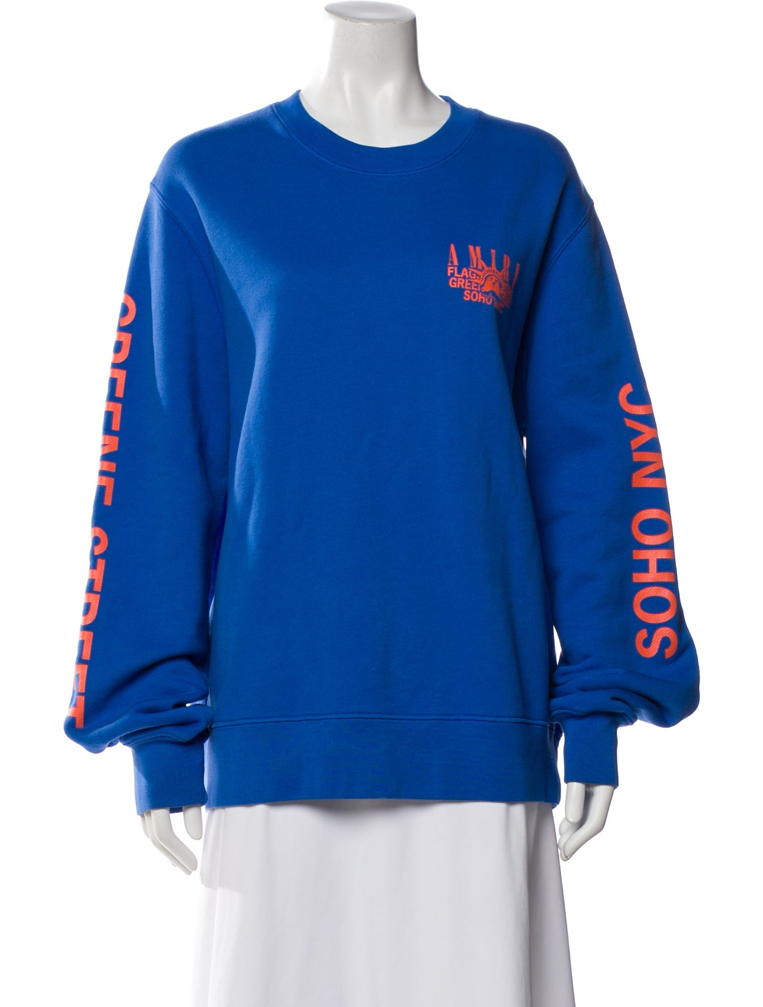 Amiri Graphic Print Crew Neck Sweatshirt