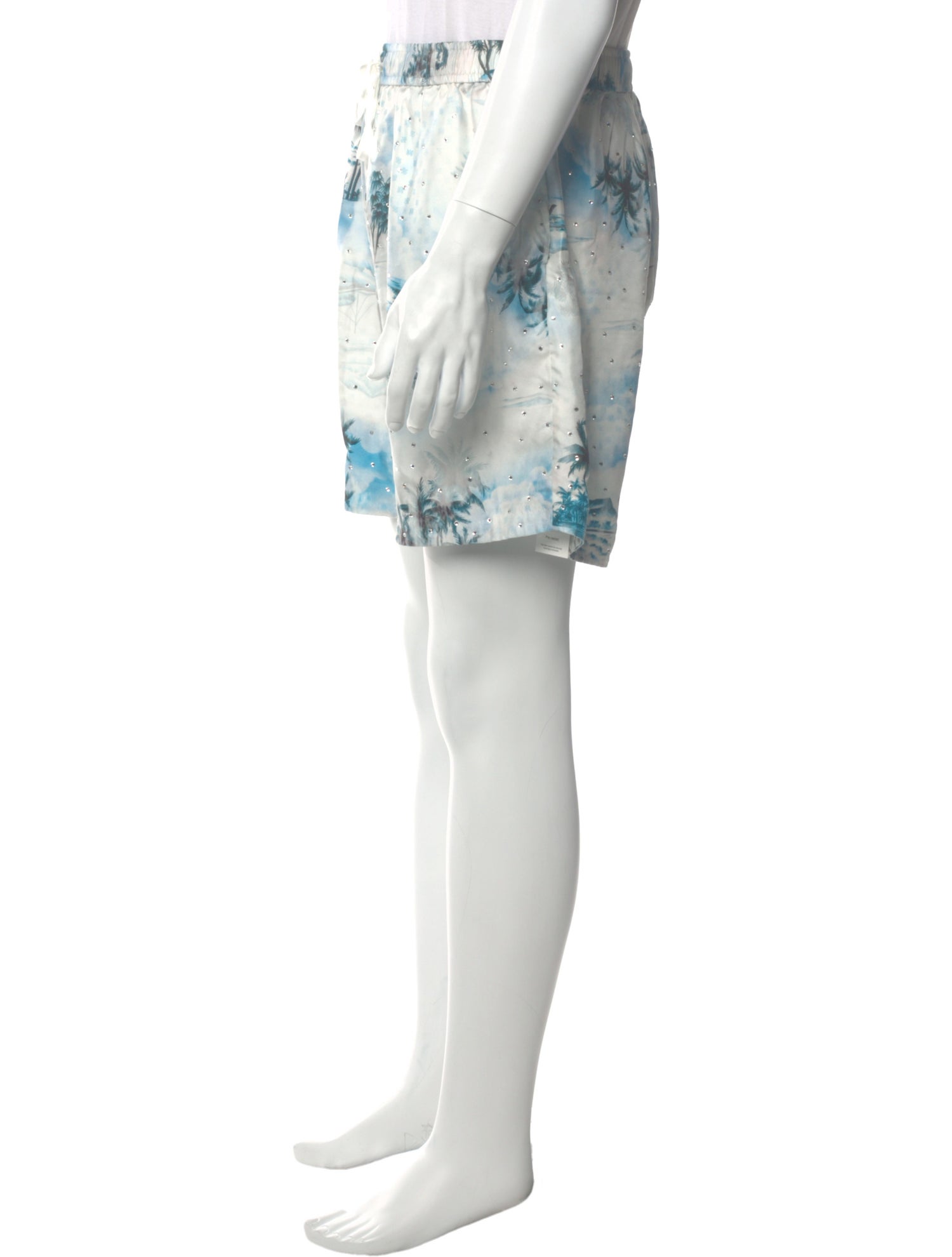 Amiri Silk Jogger Shorts