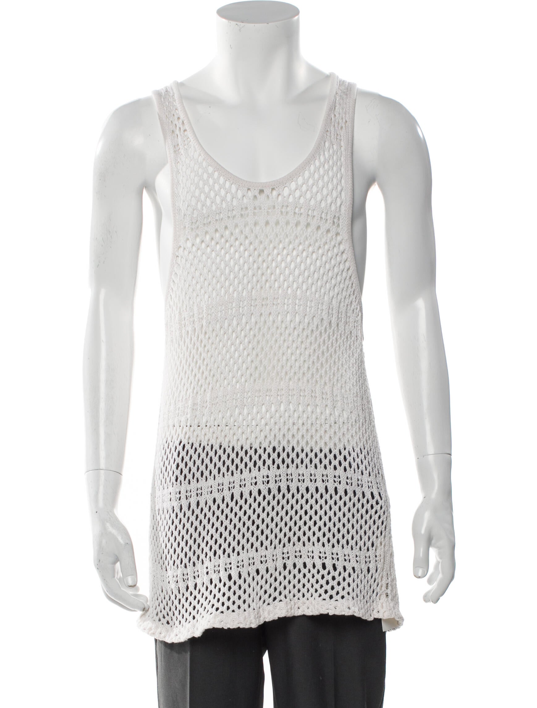 Amiri Scoop Neck Sleeveless T-Shirt