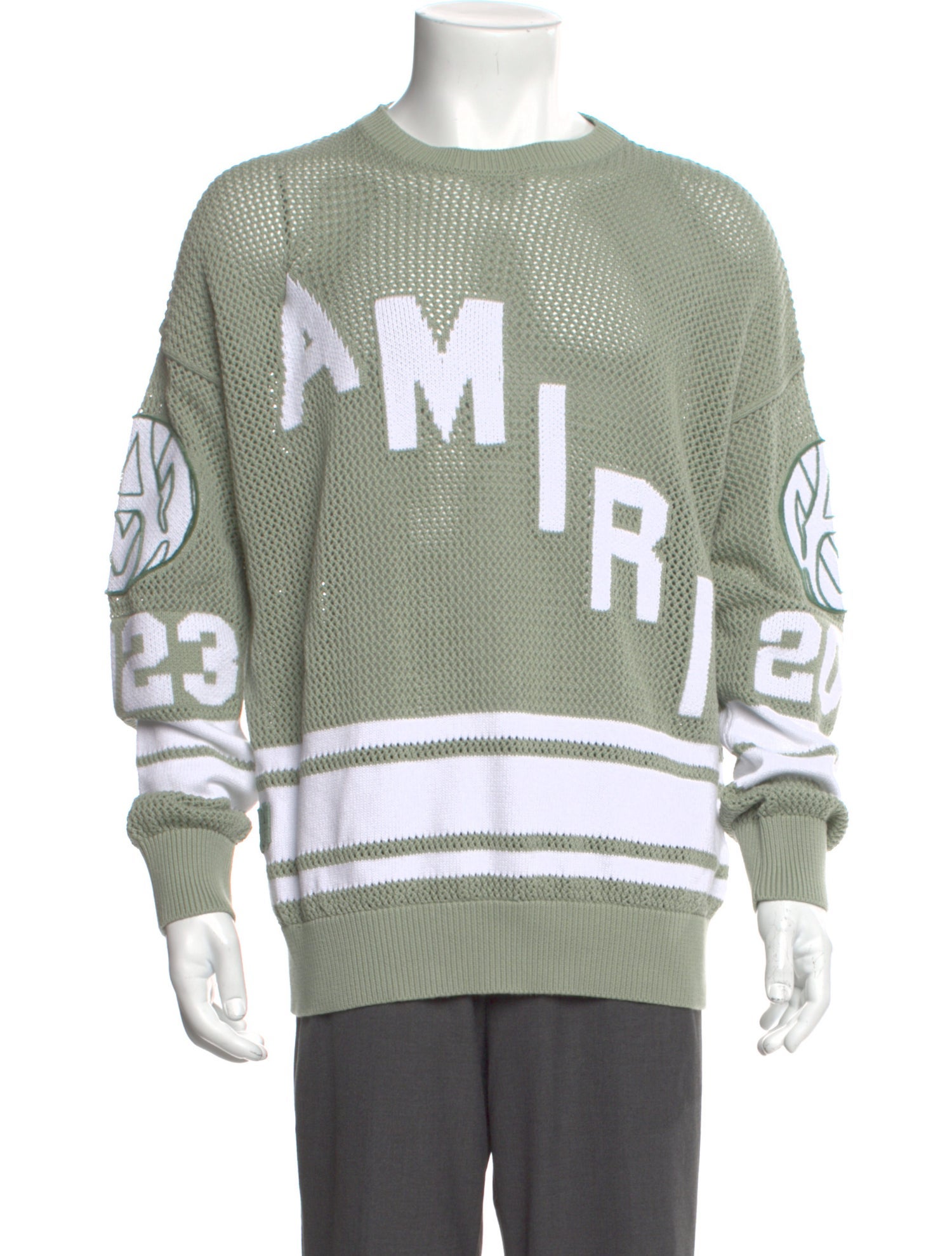 Amiri Graphic Print Crew Neck Pullover w/ Tags