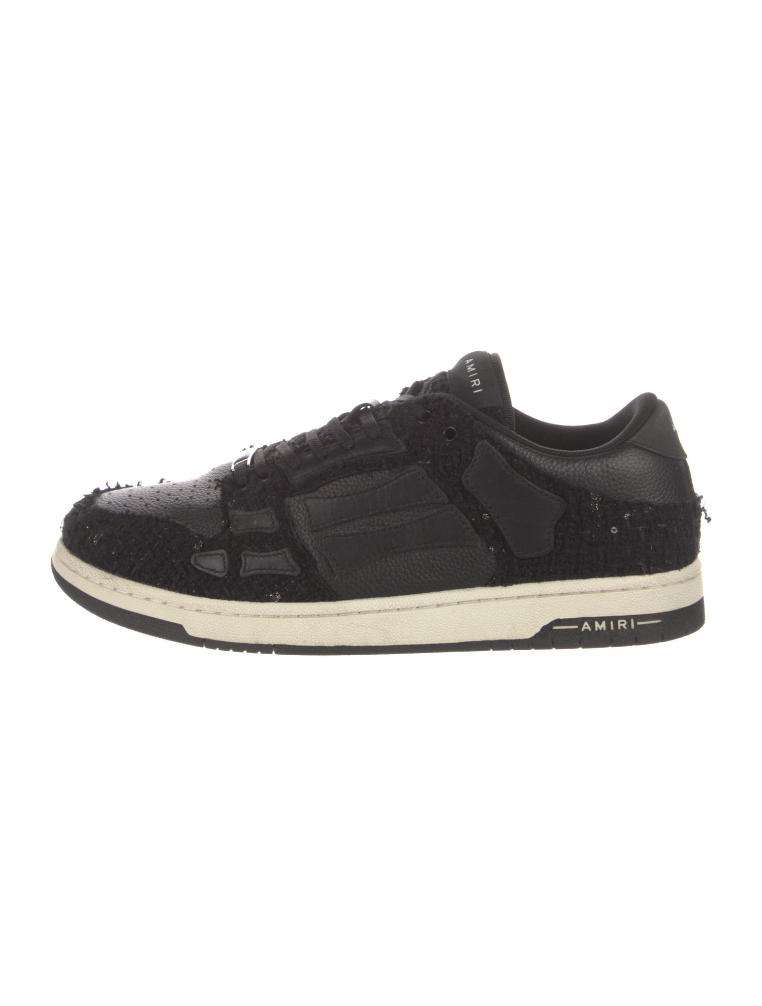 Amiri Leather Leather Trim Embellishment Sneakers