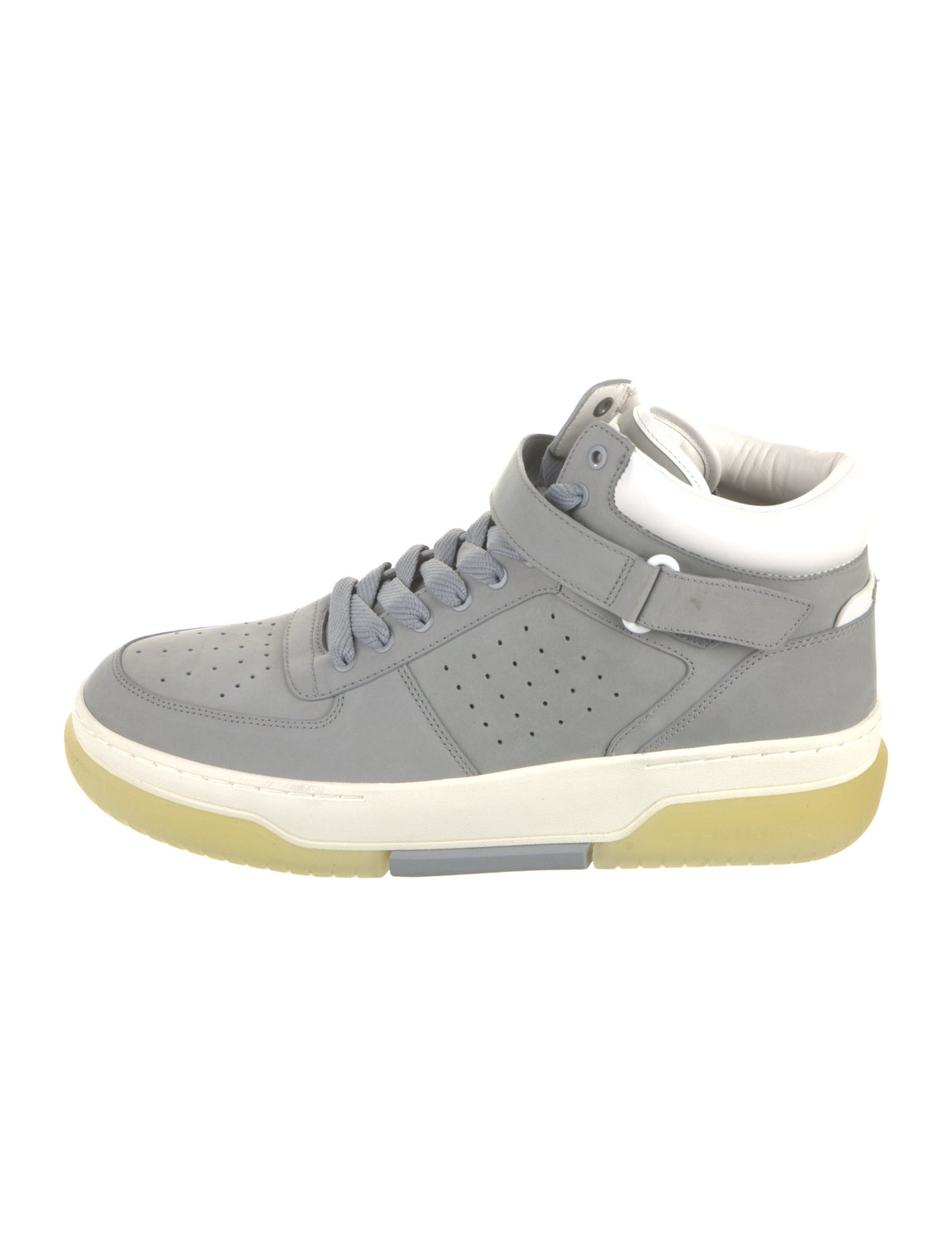 Amiri Leather Colorblock Pattern Sneakers