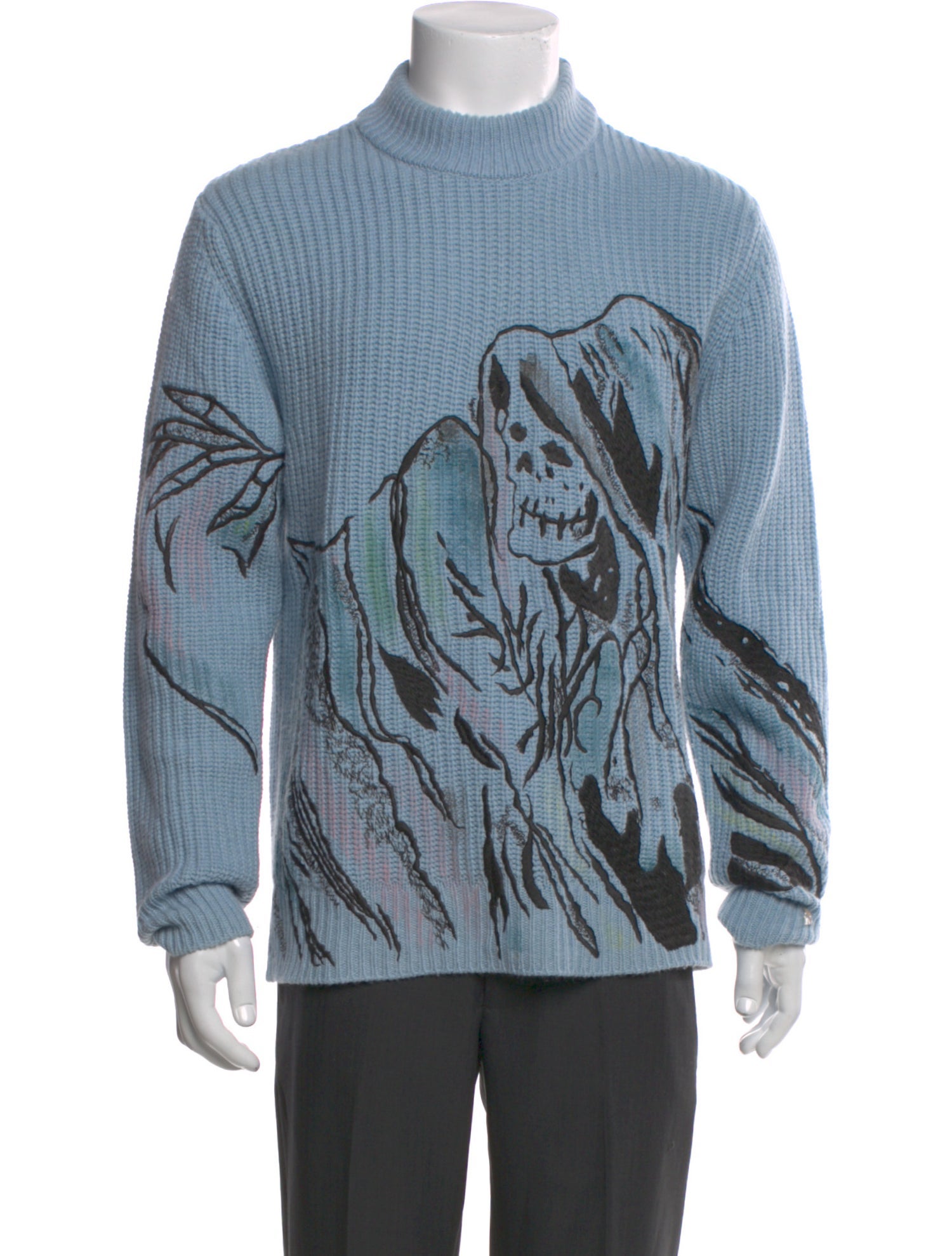 Amiri Wool Printed Pullover