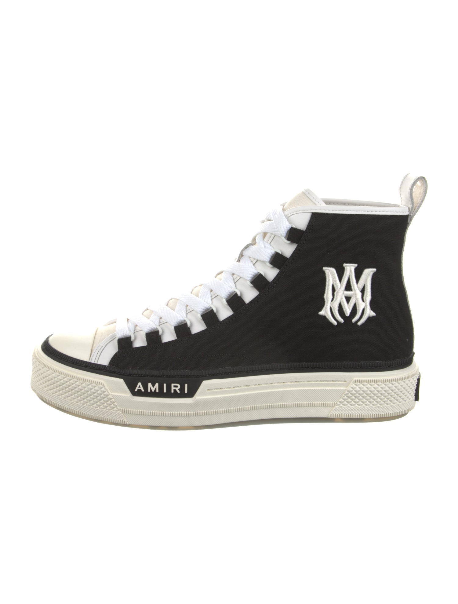 Amiri Canvas Embroidered Accent Sneakers w/ Tags