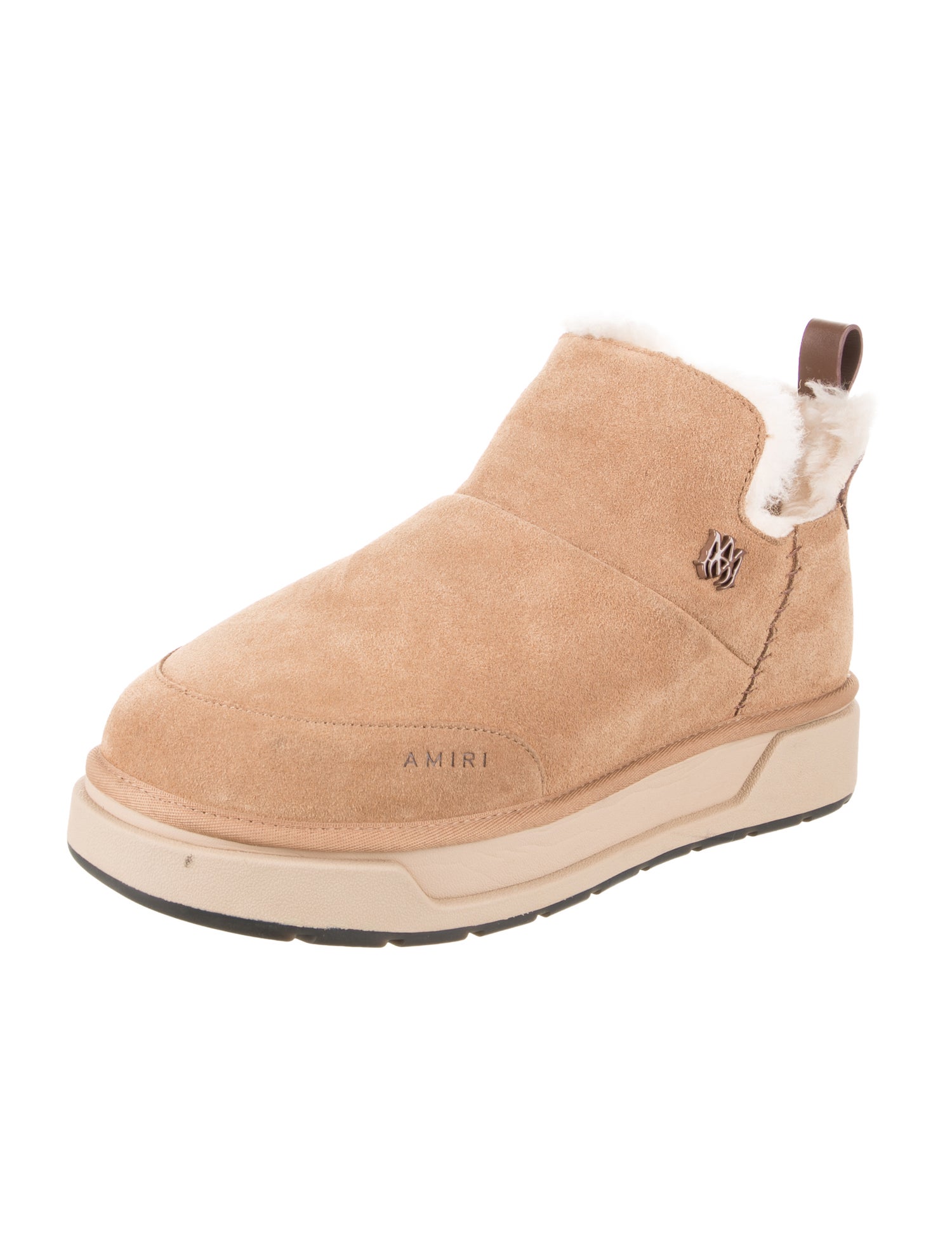 Amiri Suede Leather Trim Embellishment Boots