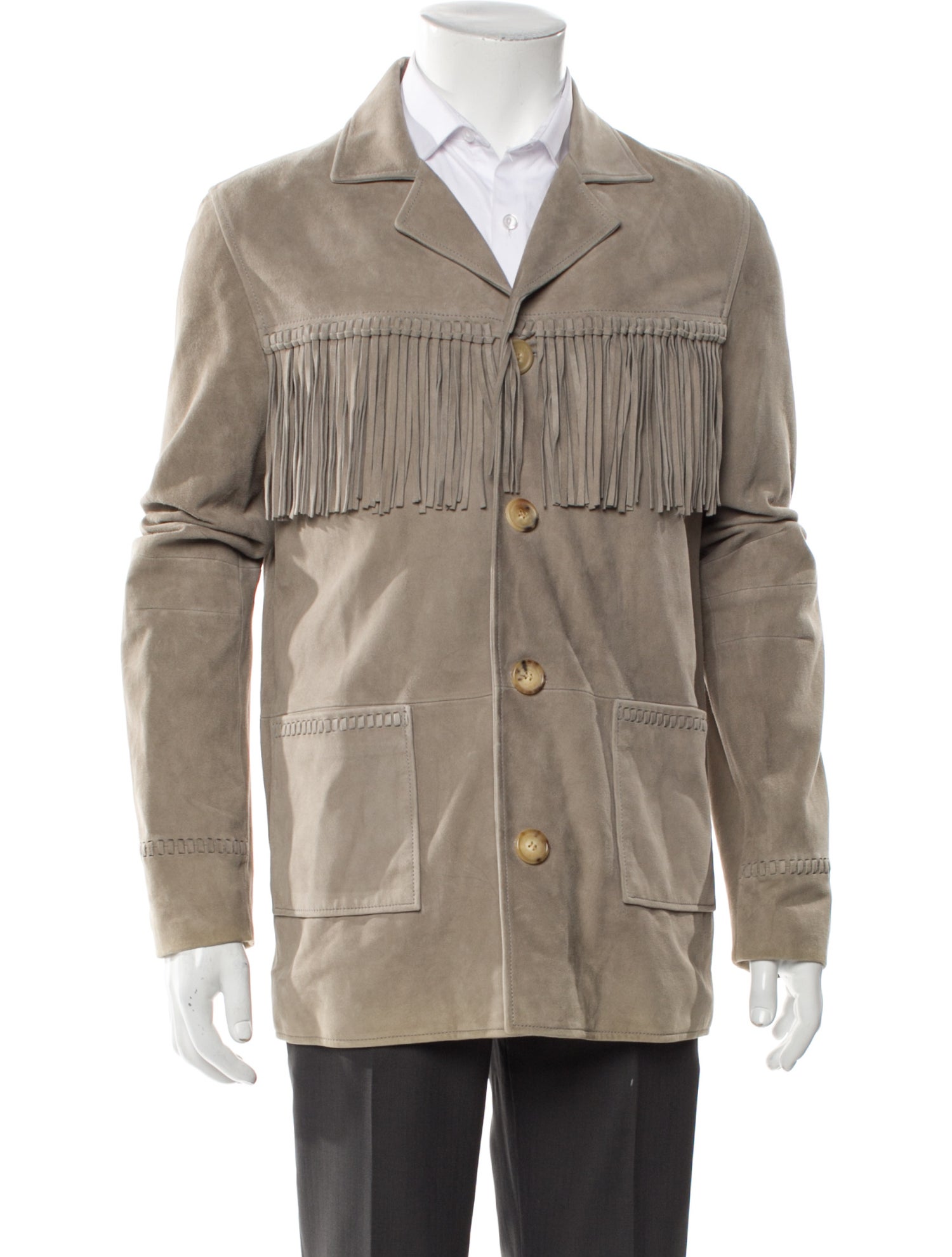 Amiri Leather Utility Jacket