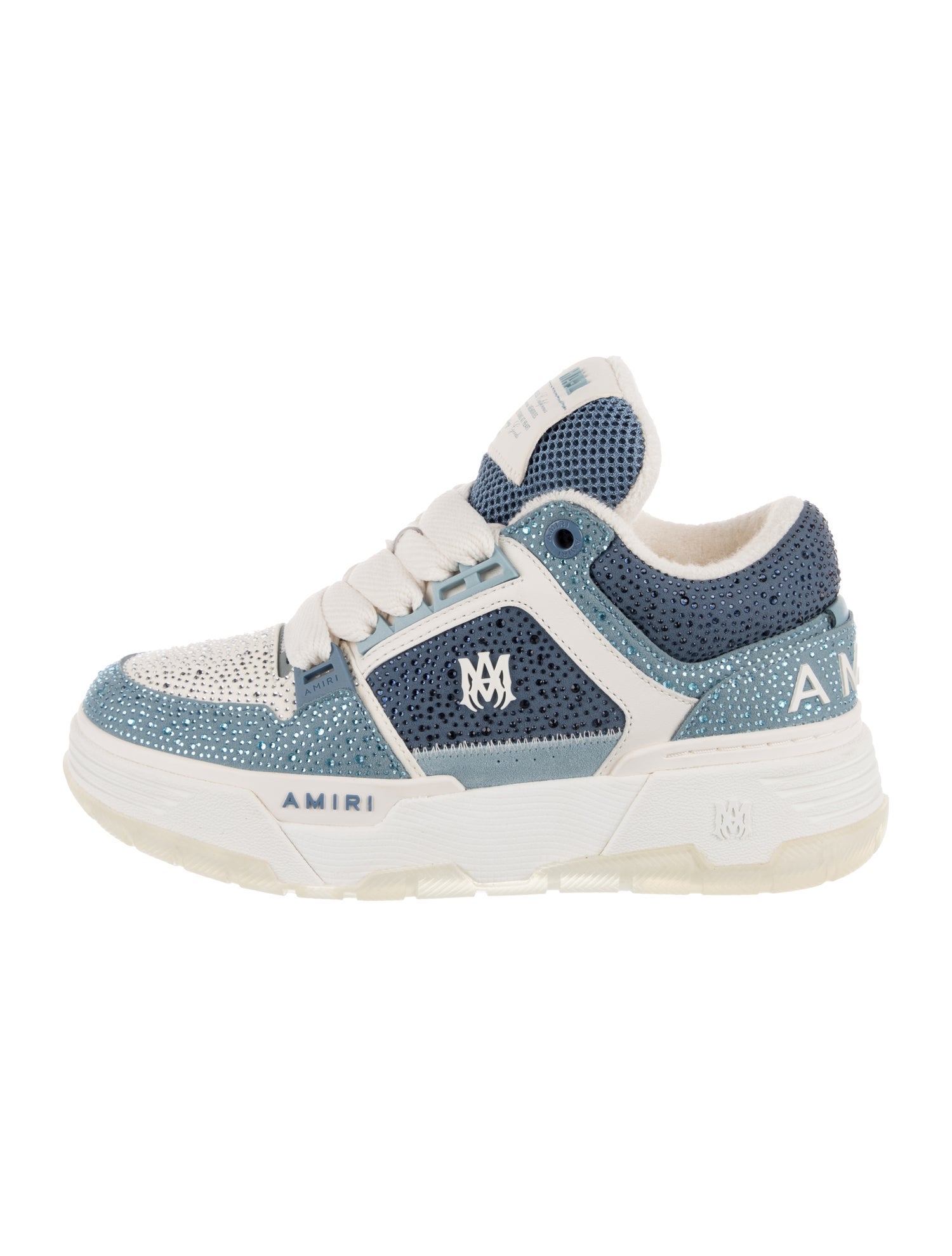 Amiri Suede Printed Sneakers