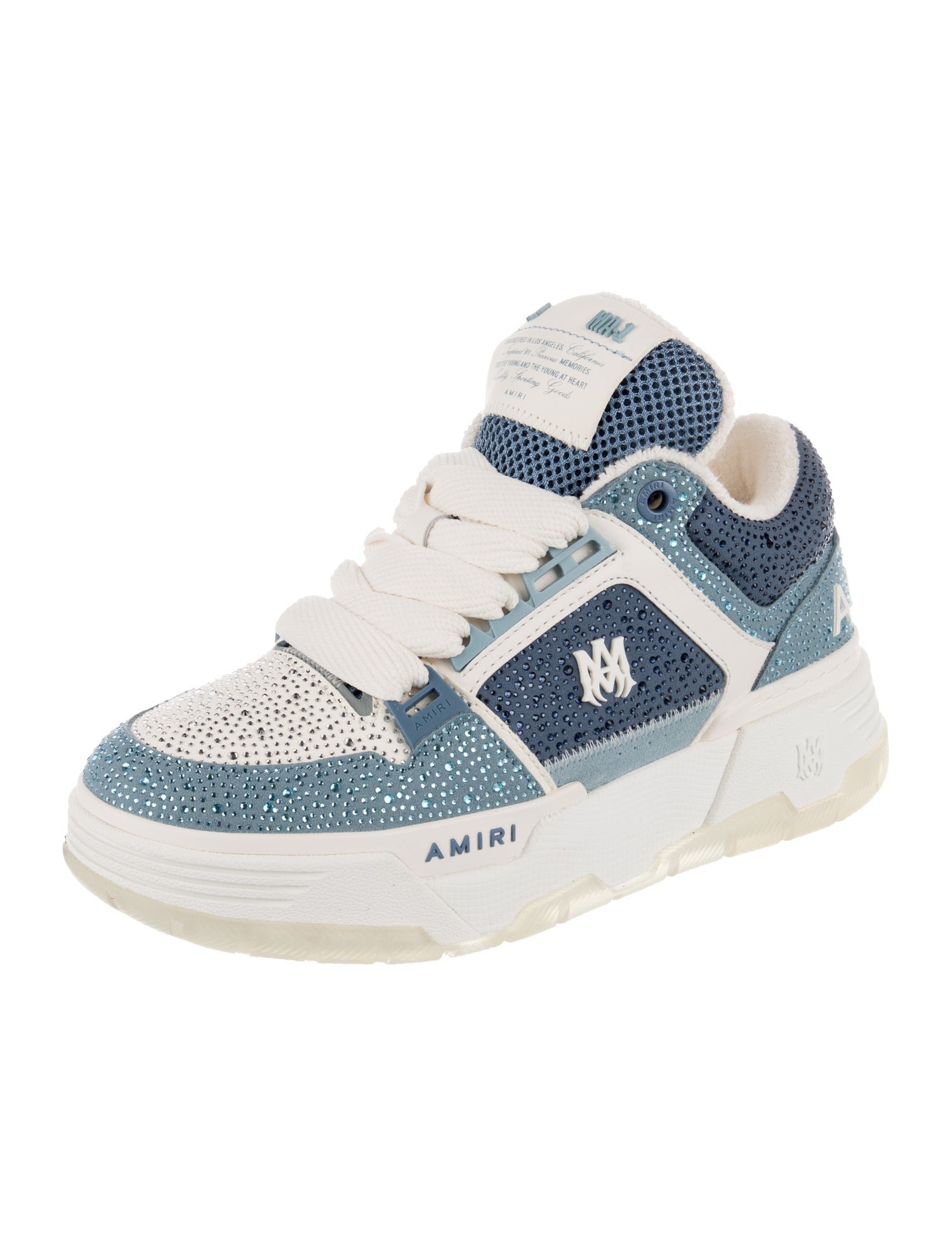 Amiri Suede Printed Sneakers