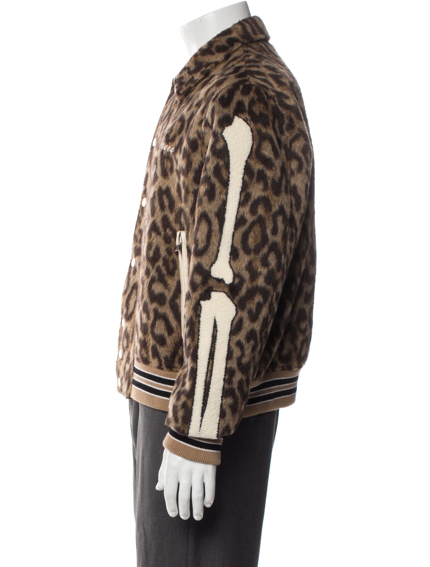 Amiri Animal Print Trucker Jacket