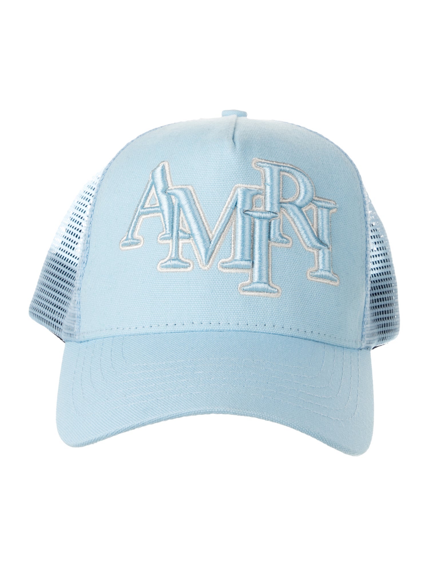 Amiri Staggered Logo Trucker Hat