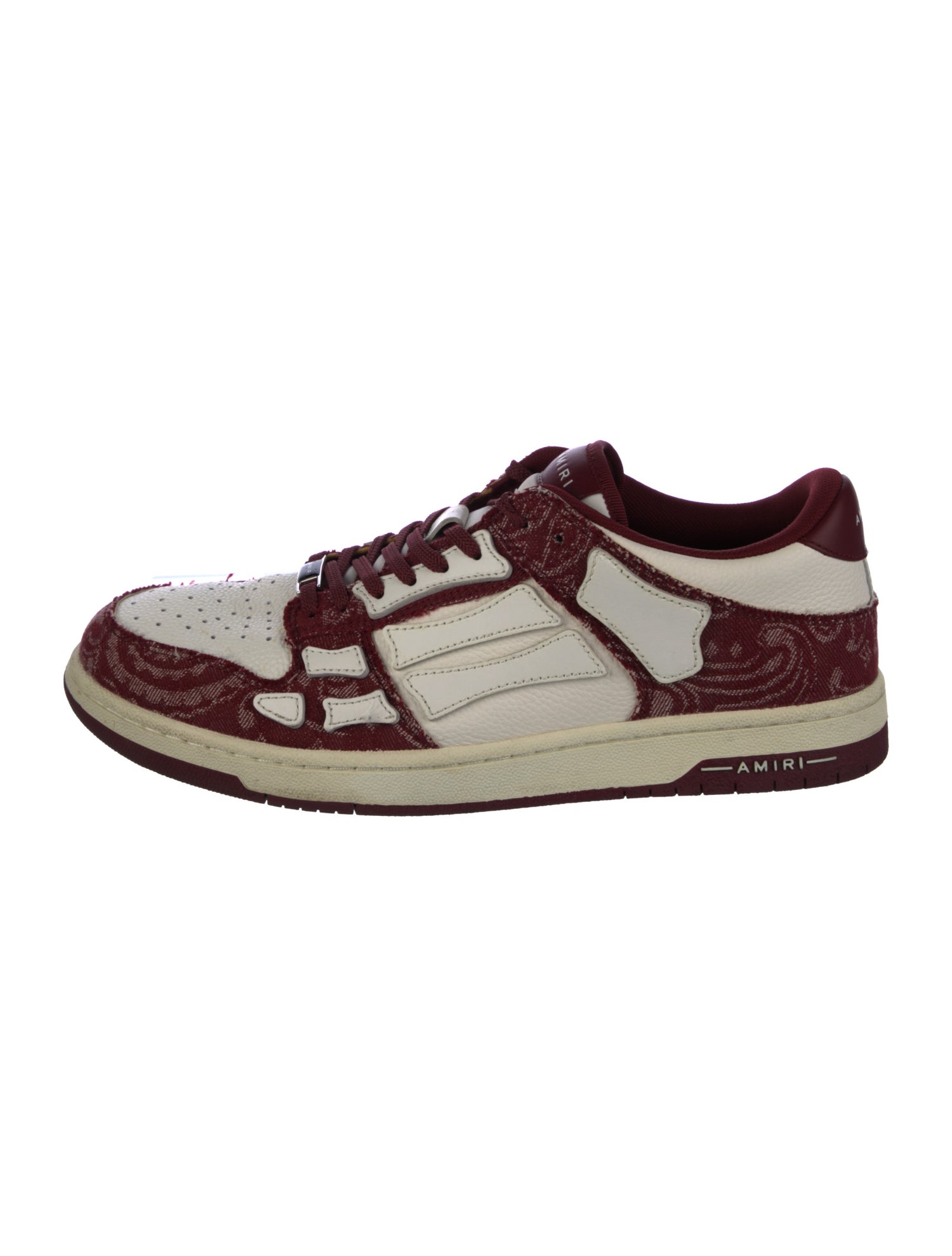 Amiri Leather Printed Sneakers