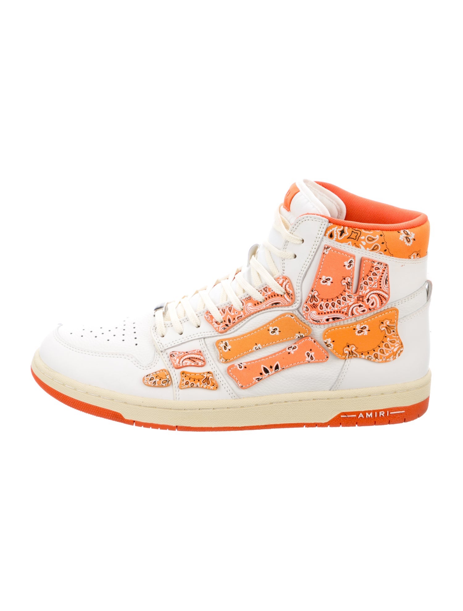 Amiri Leather Printed Sneakers