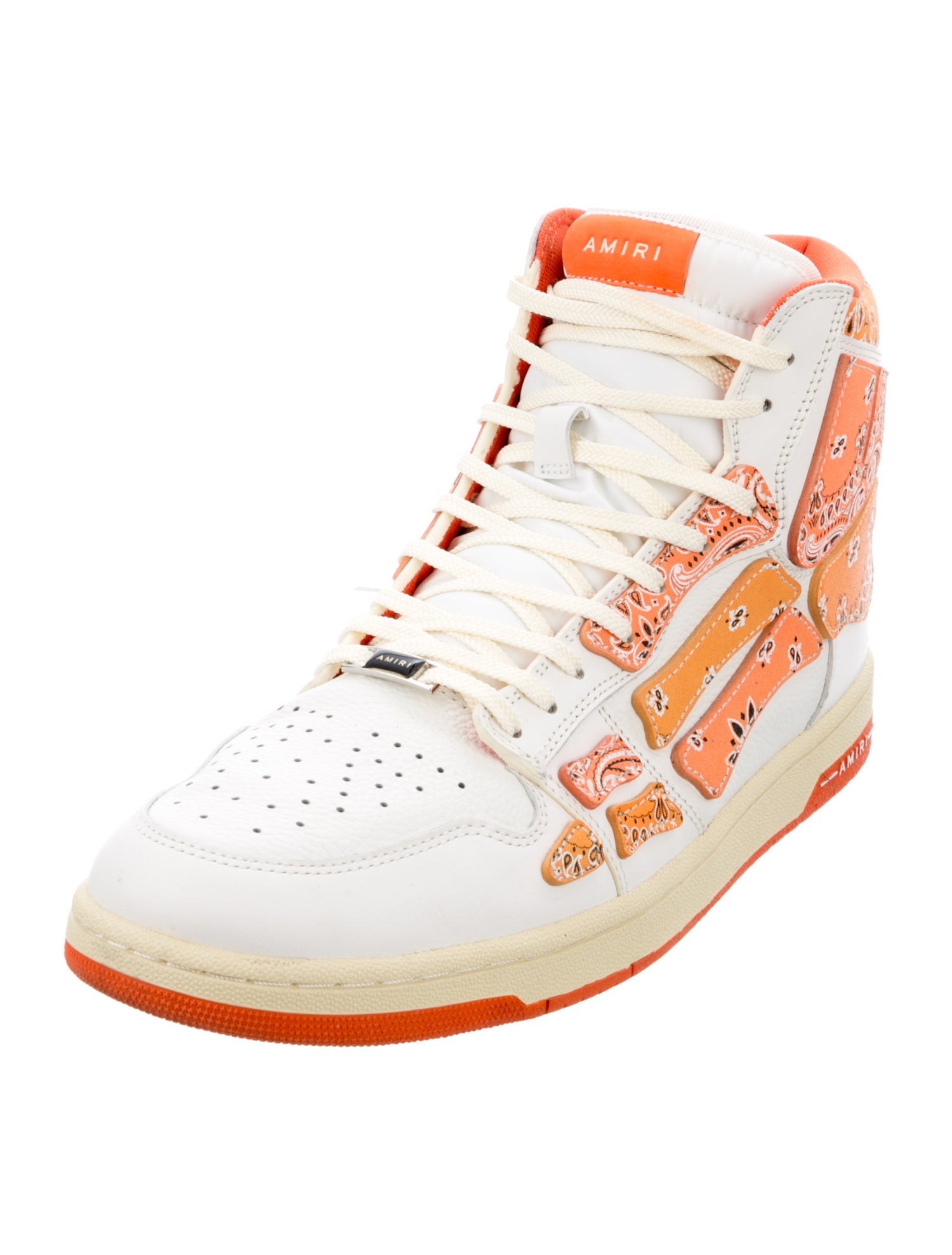 Amiri Leather Printed Sneakers