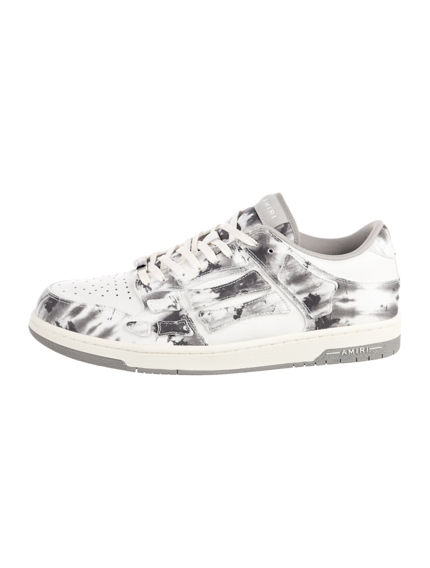 Amiri Leather Printed Sneakers