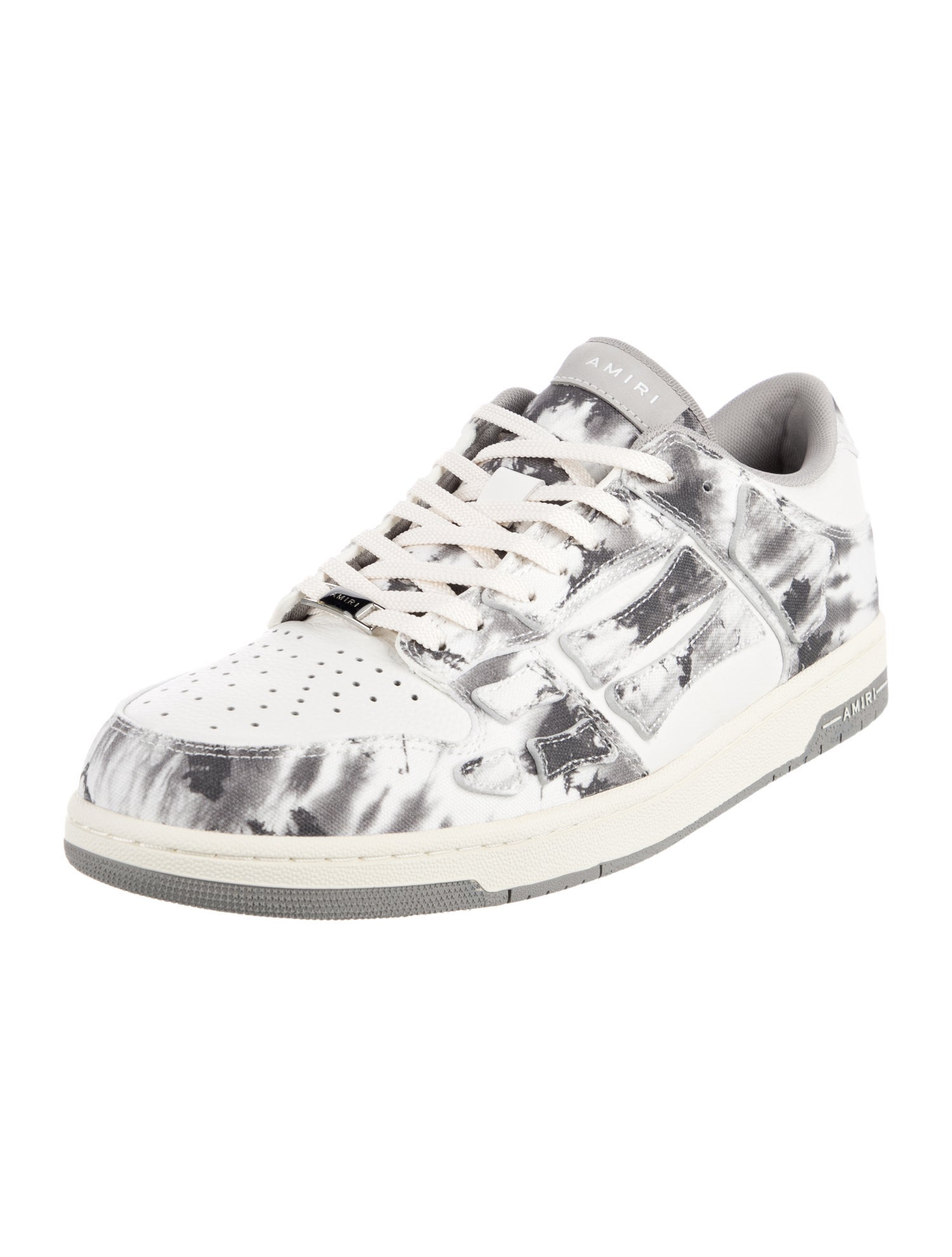 Amiri Leather Printed Sneakers