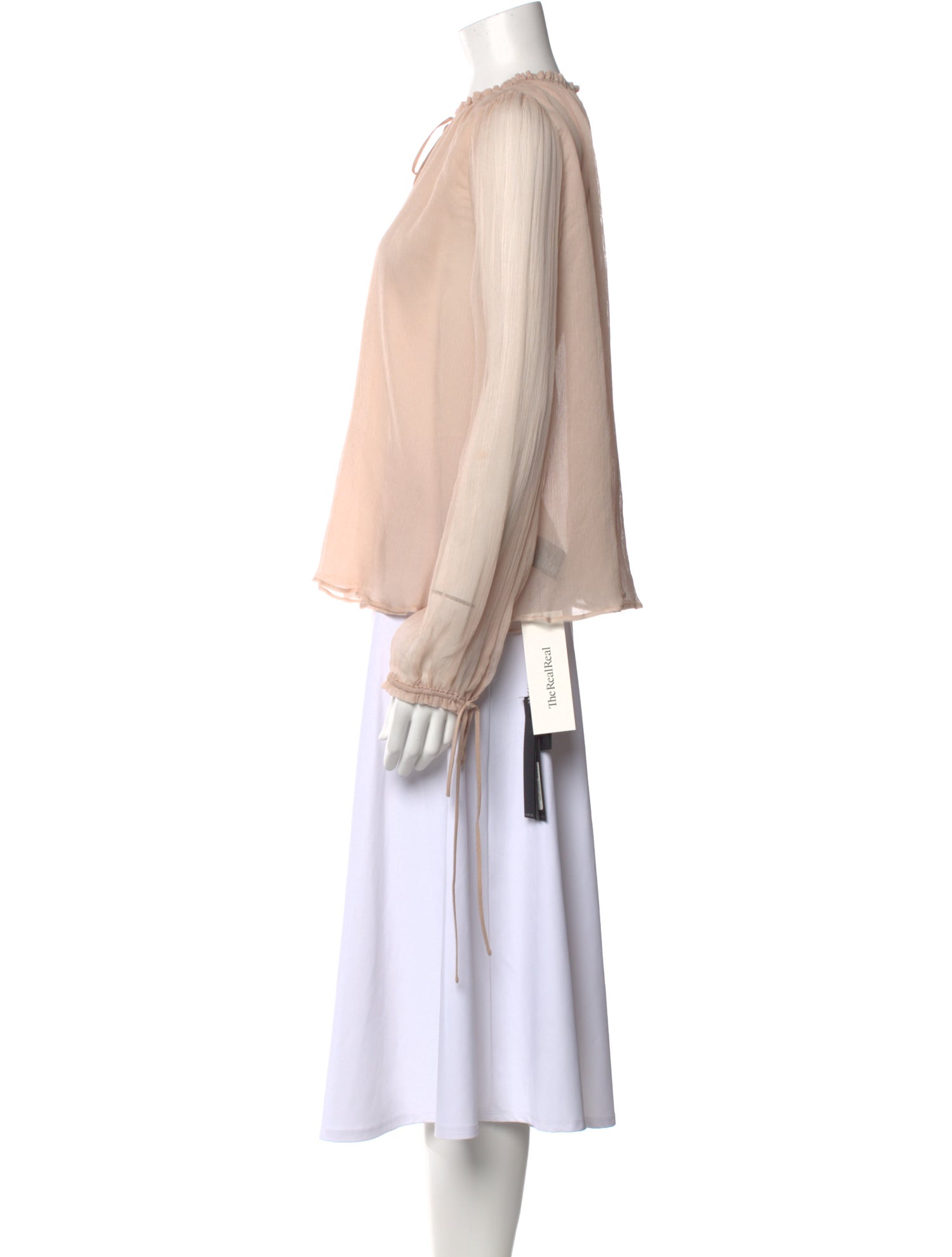 Amiri Silk Long Sleeve Blouse w/ Tags