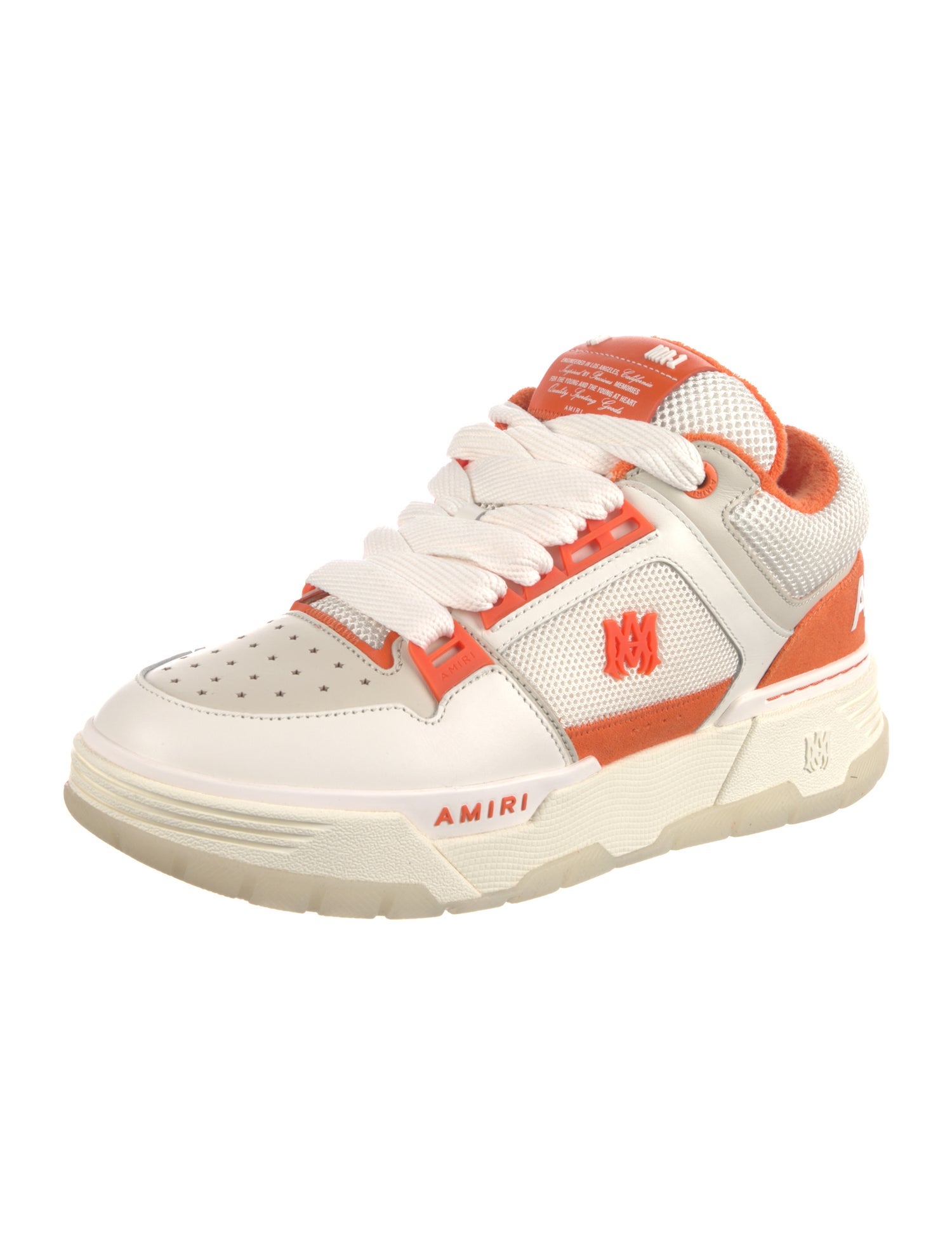 Amiri Leather Printed Sneakers