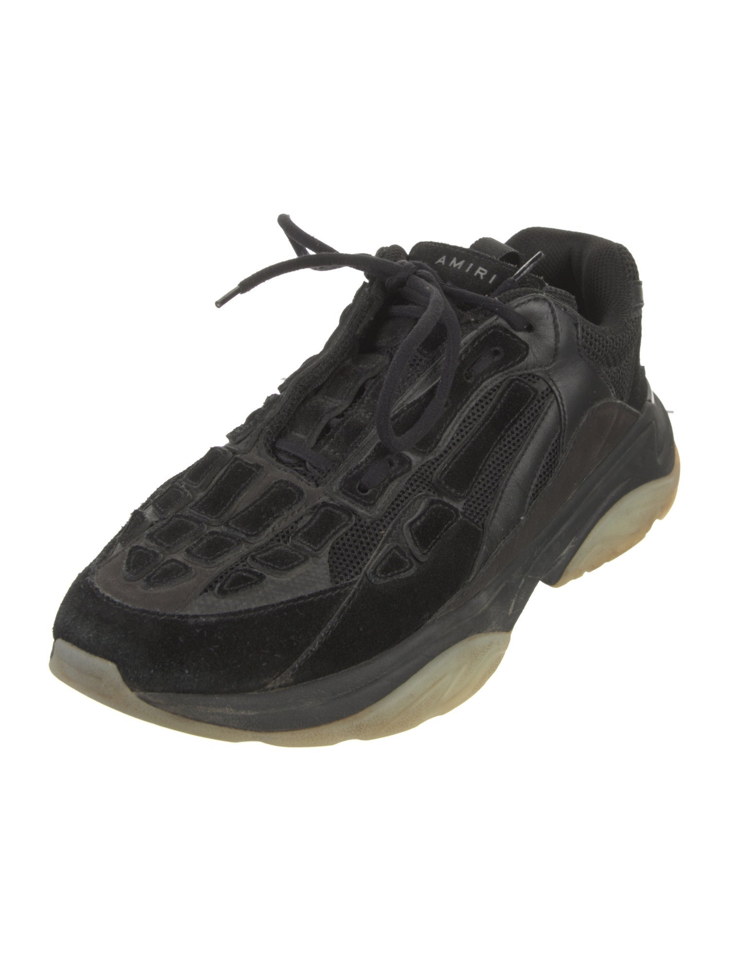 Amiri Suede Mesh Accents Sneakers