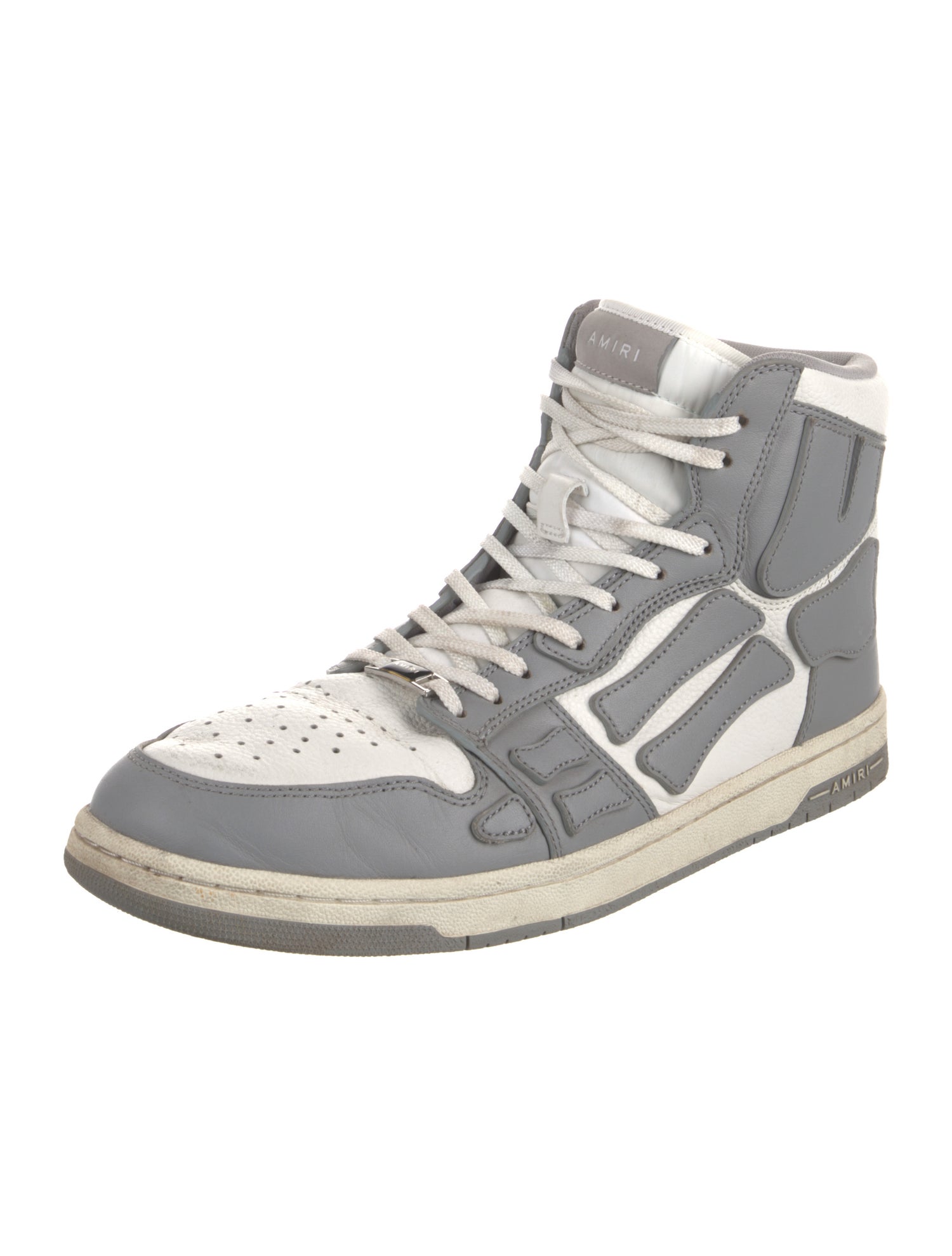 Amiri Leather Printed Sneakers