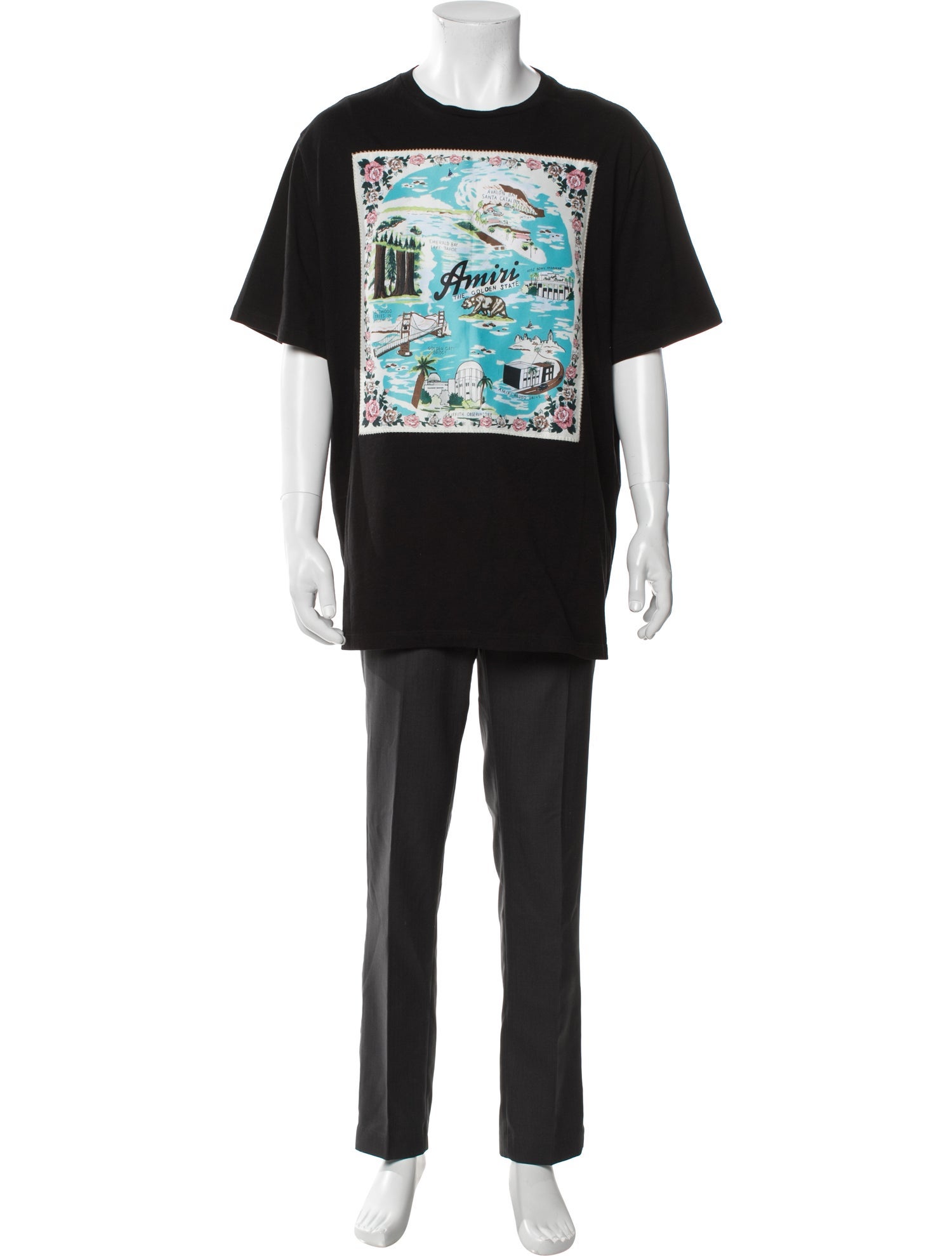 Amiri Graphic Print Crew Neck T-Shirt