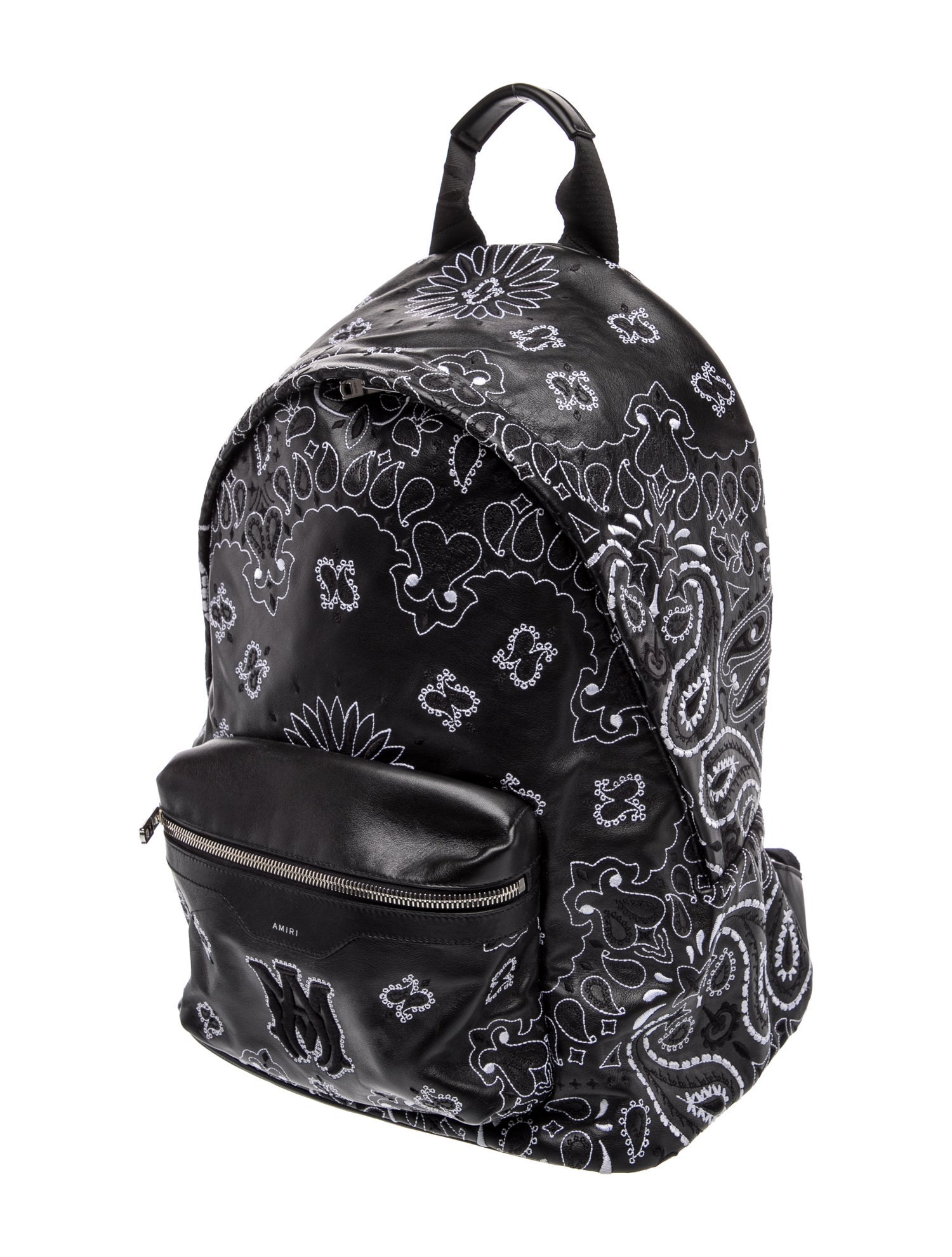 Amiri Leather Backpack - Black Backpacks, Bags - AMIRI65463 | The
