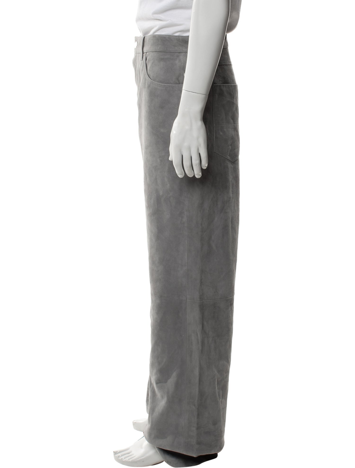 Amiri Lamb Leather Chinos