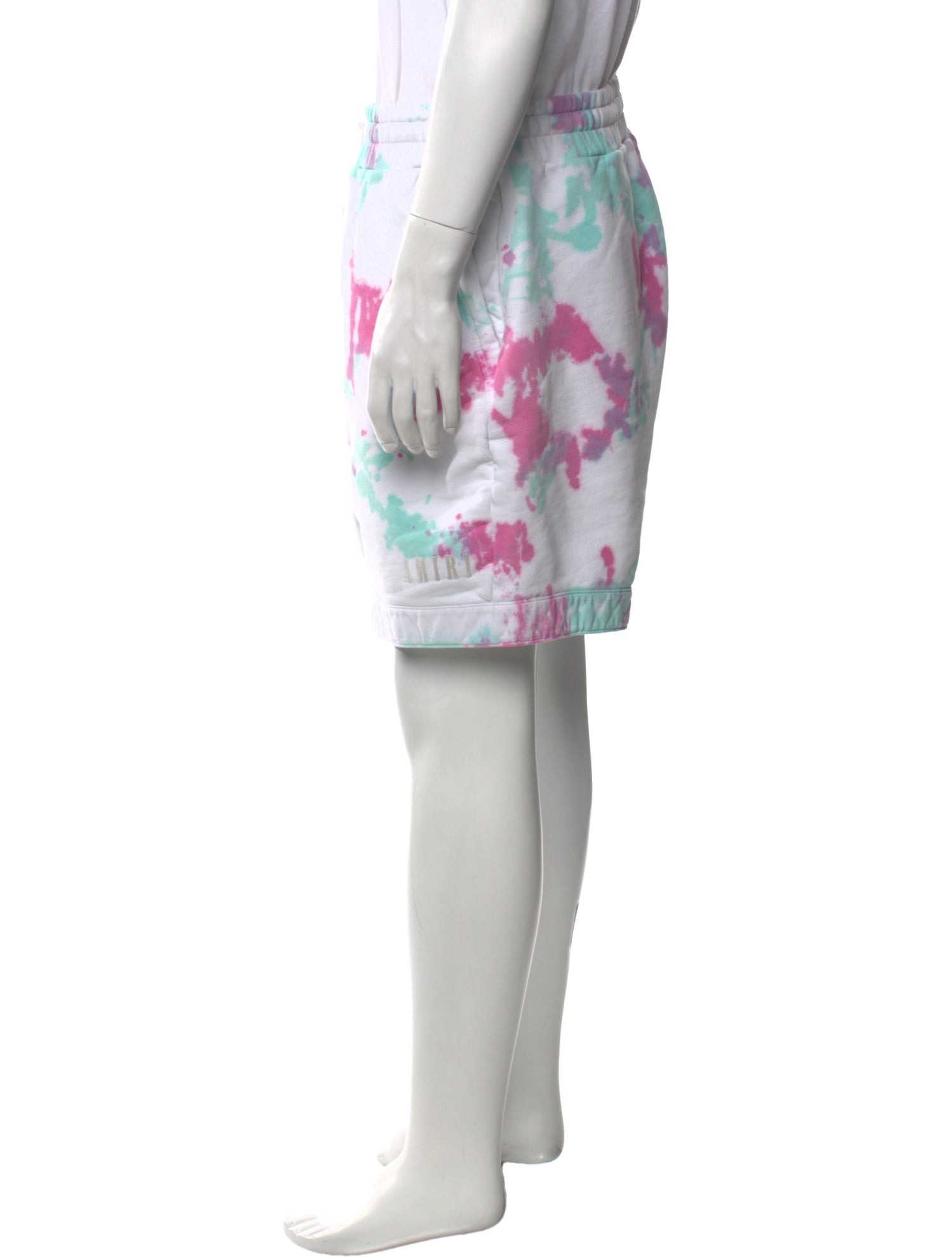 Amiri Tie-Dye Print Jogger Shorts