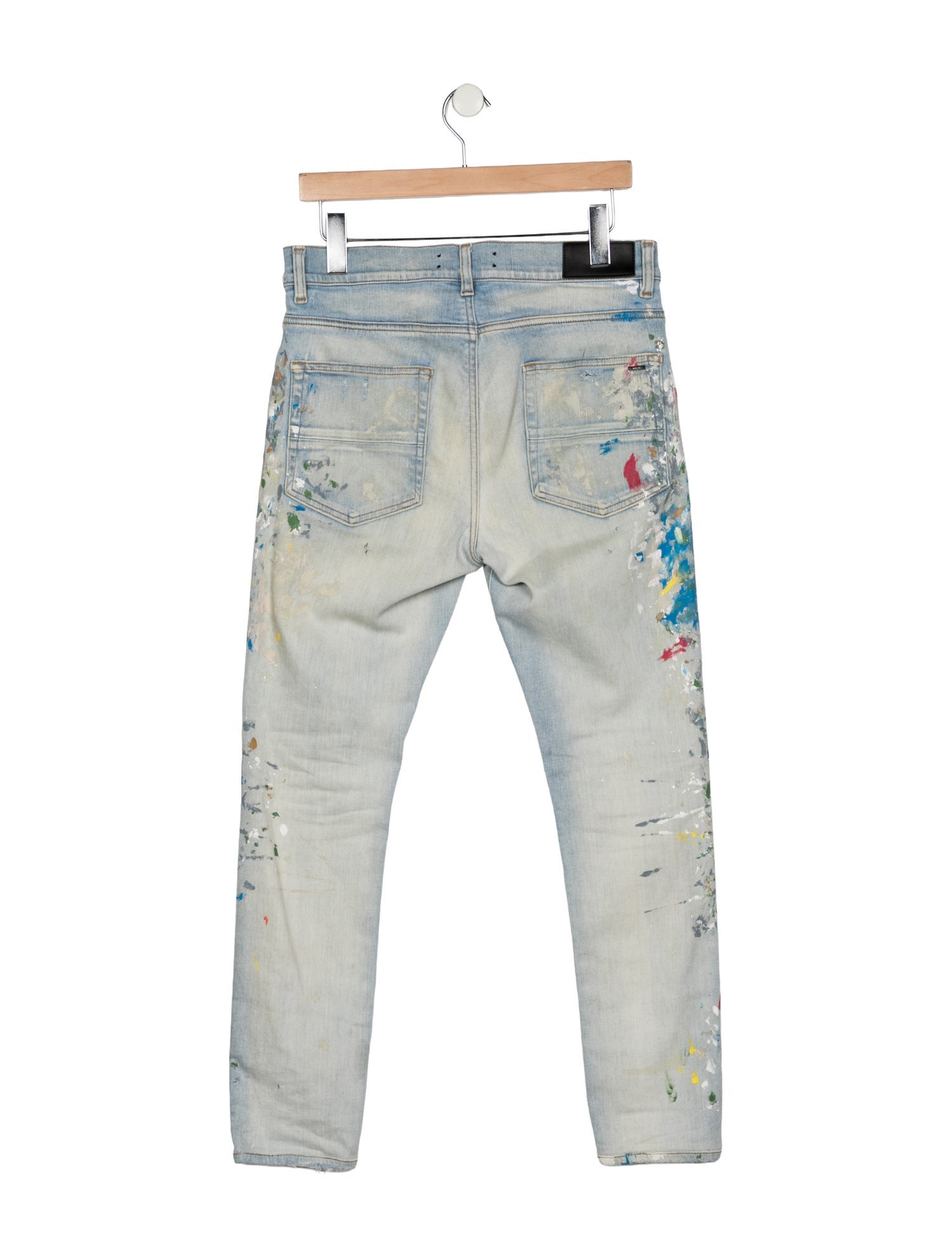 Amiri Amiri Paint Splatter Jeans Slim Fit Jeans